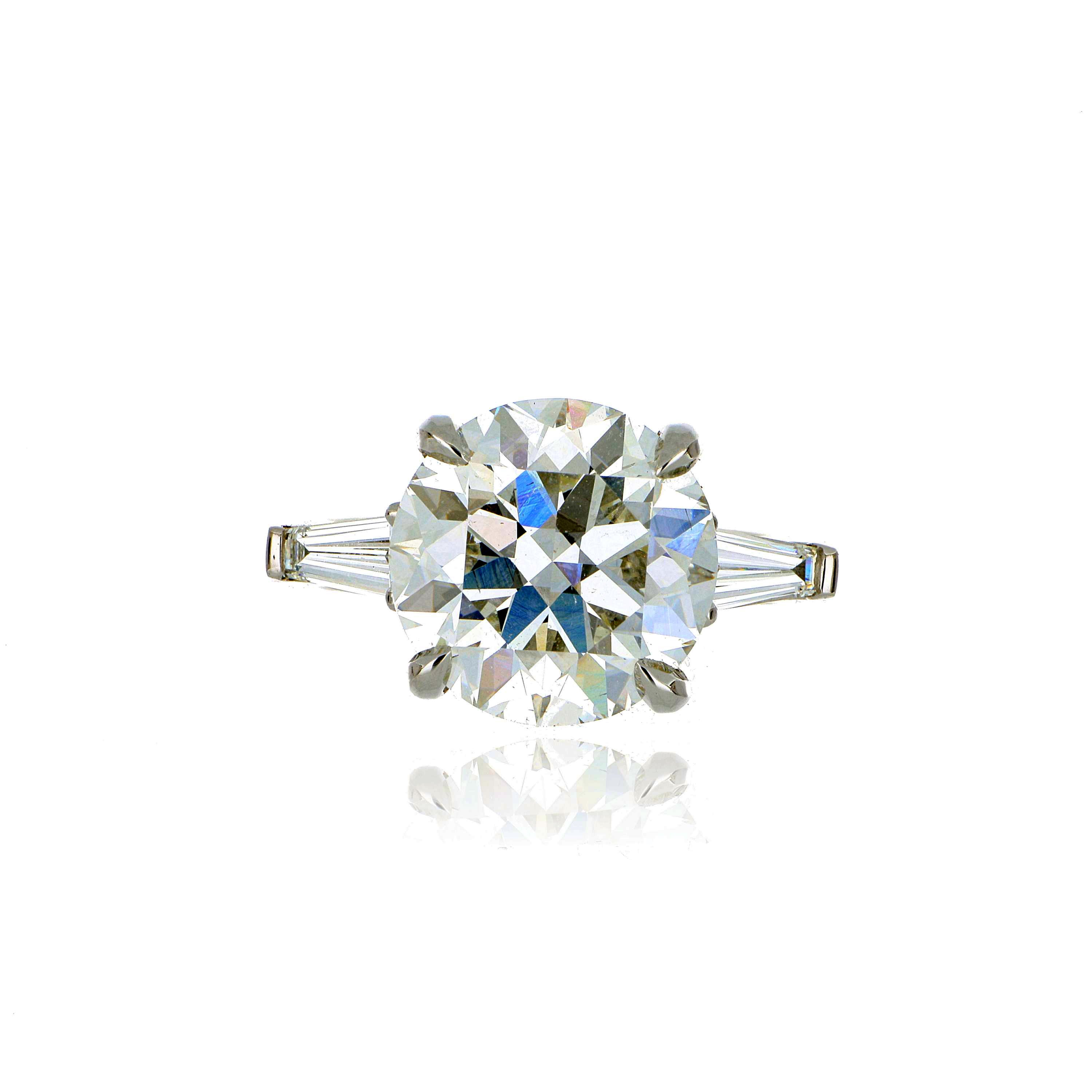 Platinum 3-Stone Diamond Engagement Ring