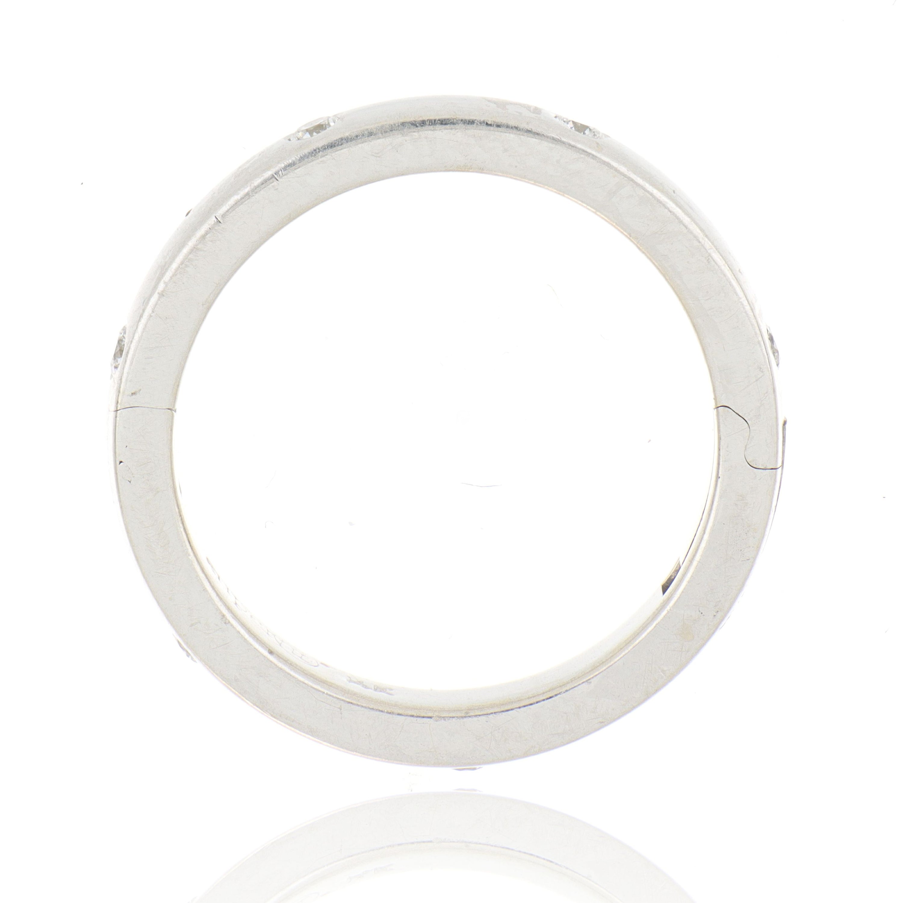 Superfit Diamond Station Wedding Band