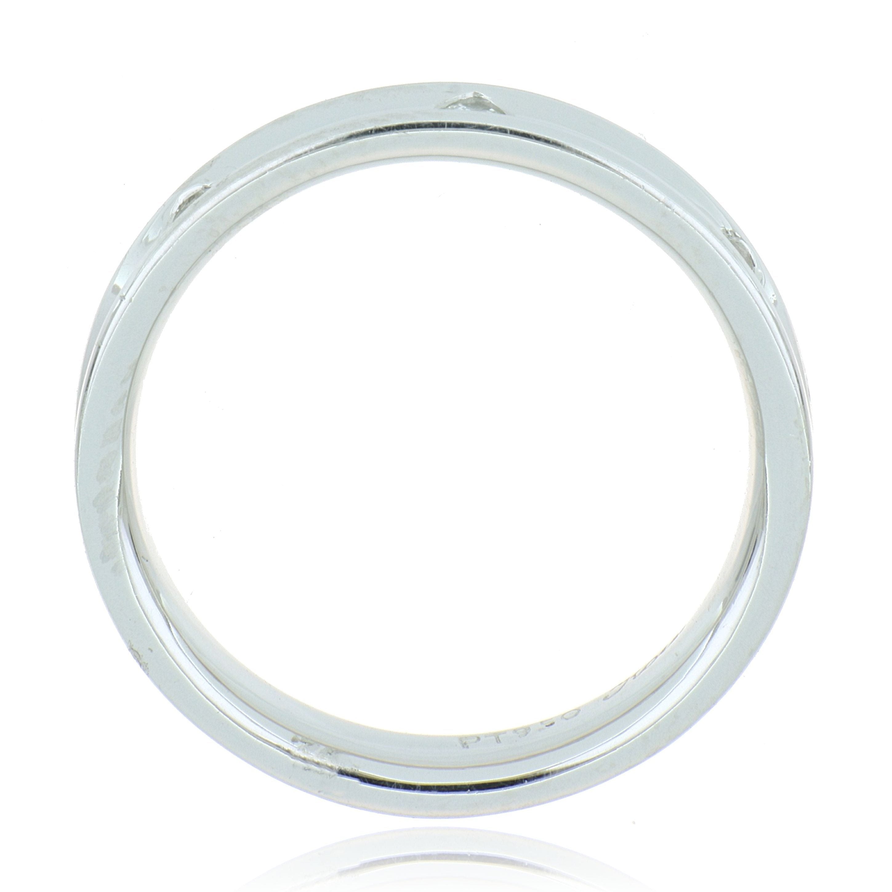 Platinum Custom Diamond Ladies' Wedding Band