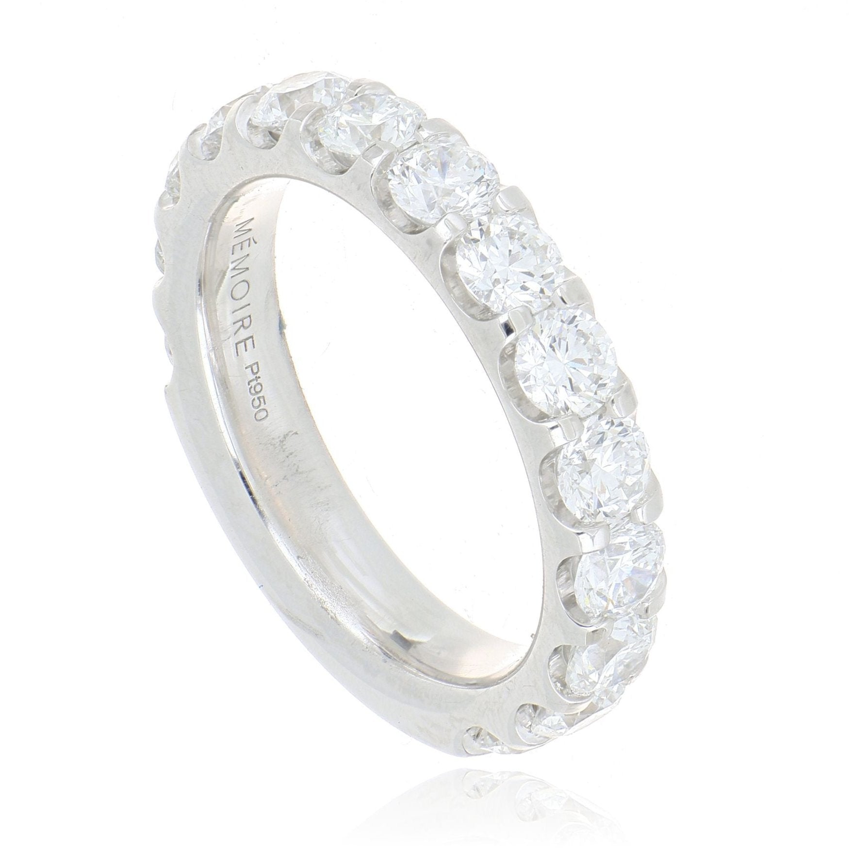 Platinum Odessa 3/4 Diamond Ring - Charles Koll Jewelers