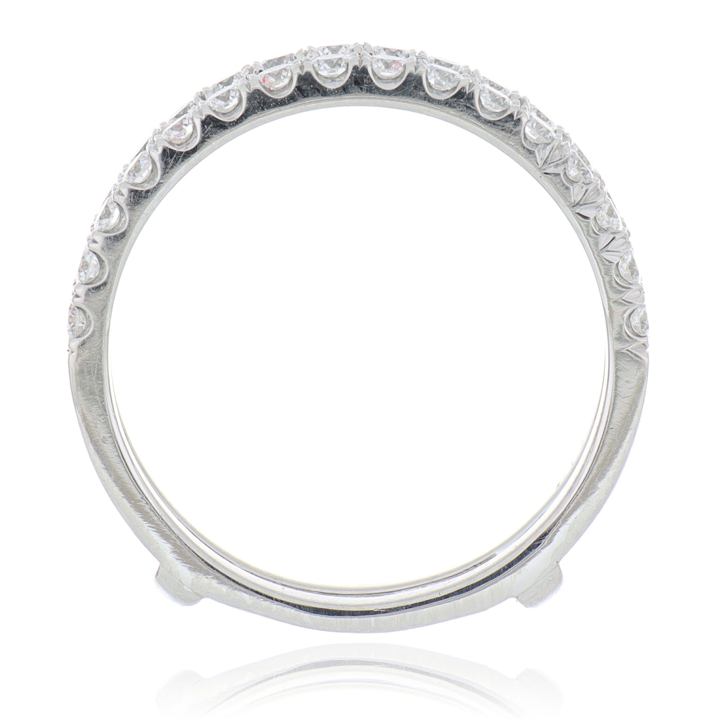 Platinum Diamond Engagement Ring Enhancer