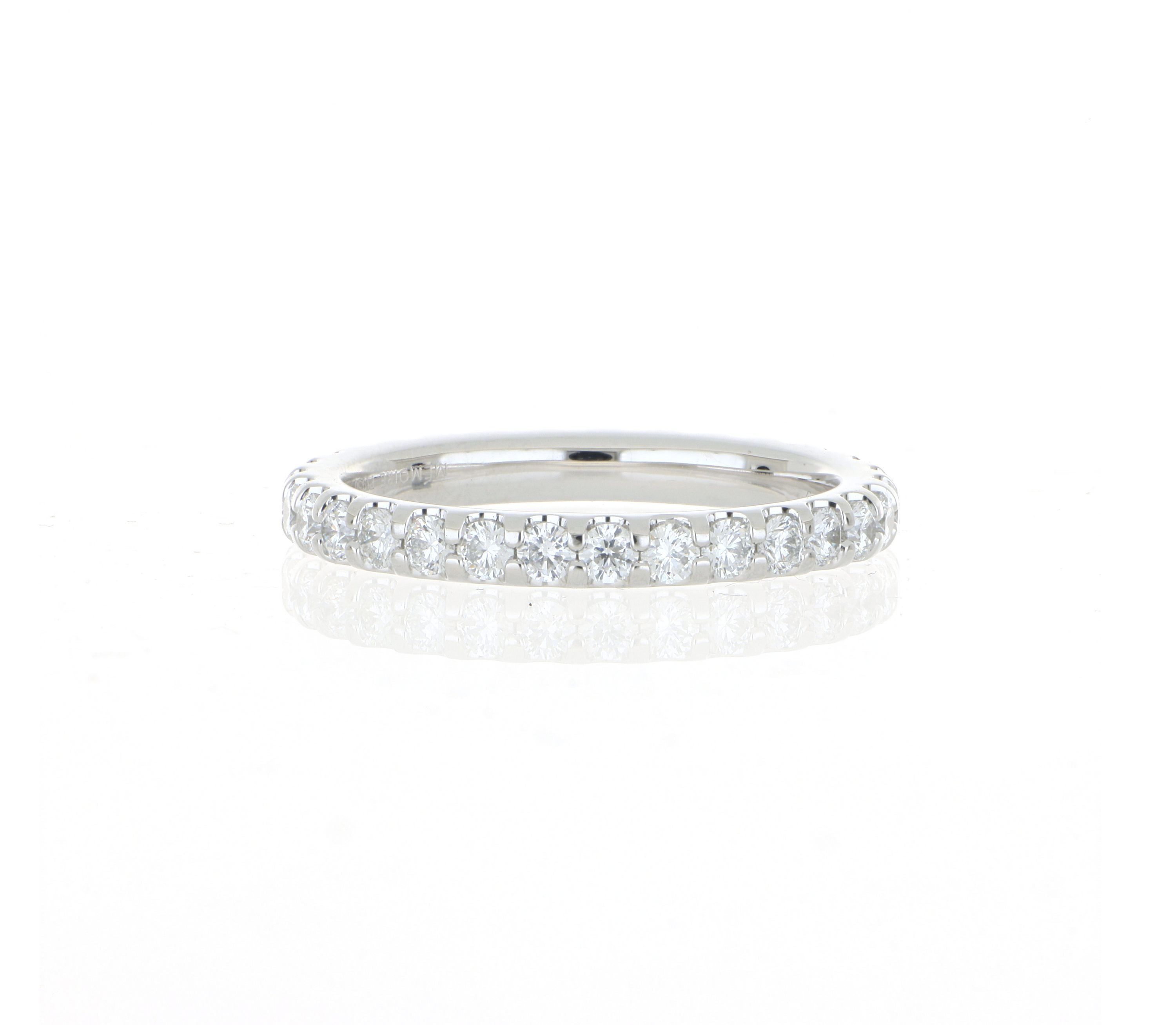 Platinum Diamond Eternity Wedding Band