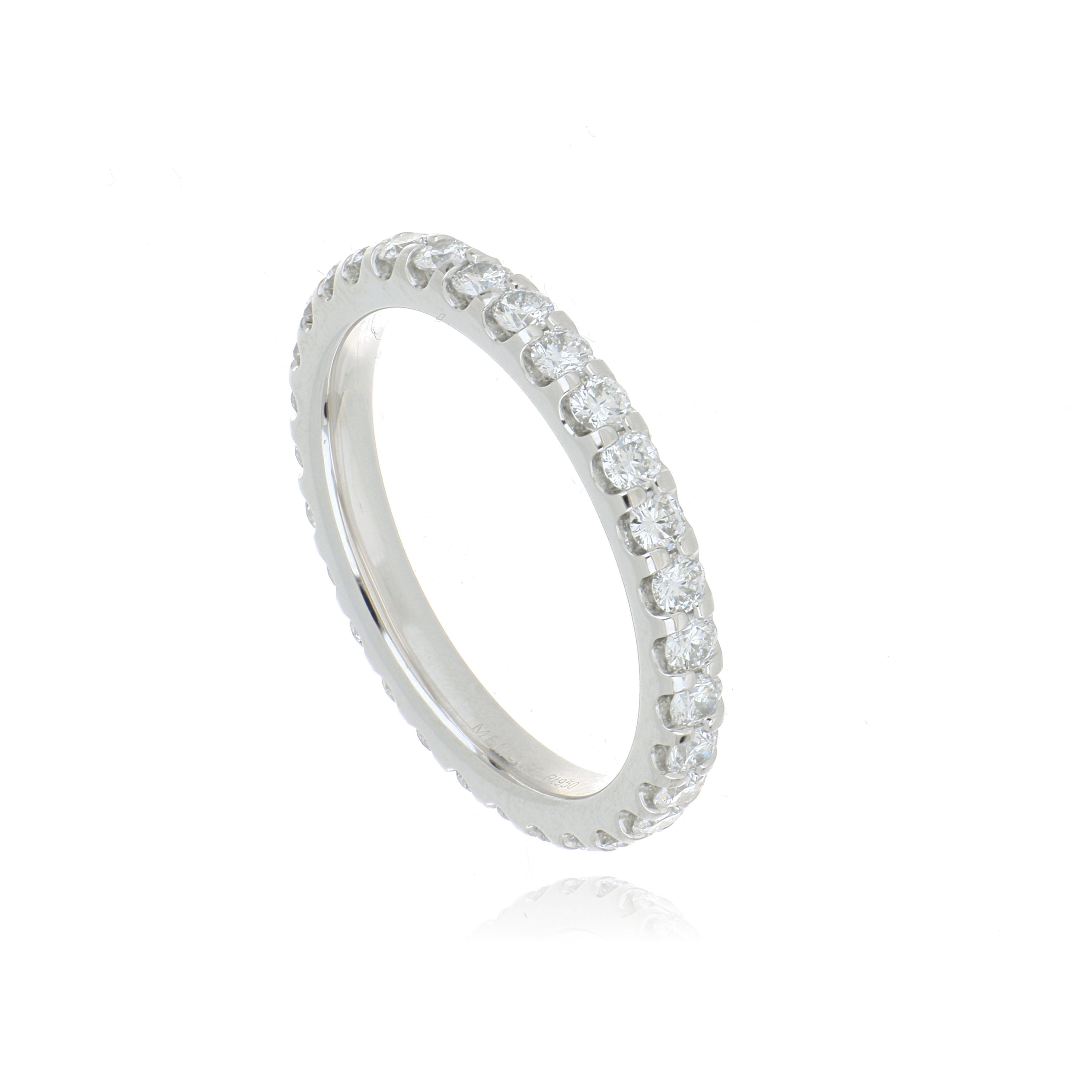 Platinum Diamond Eternity Wedding Band