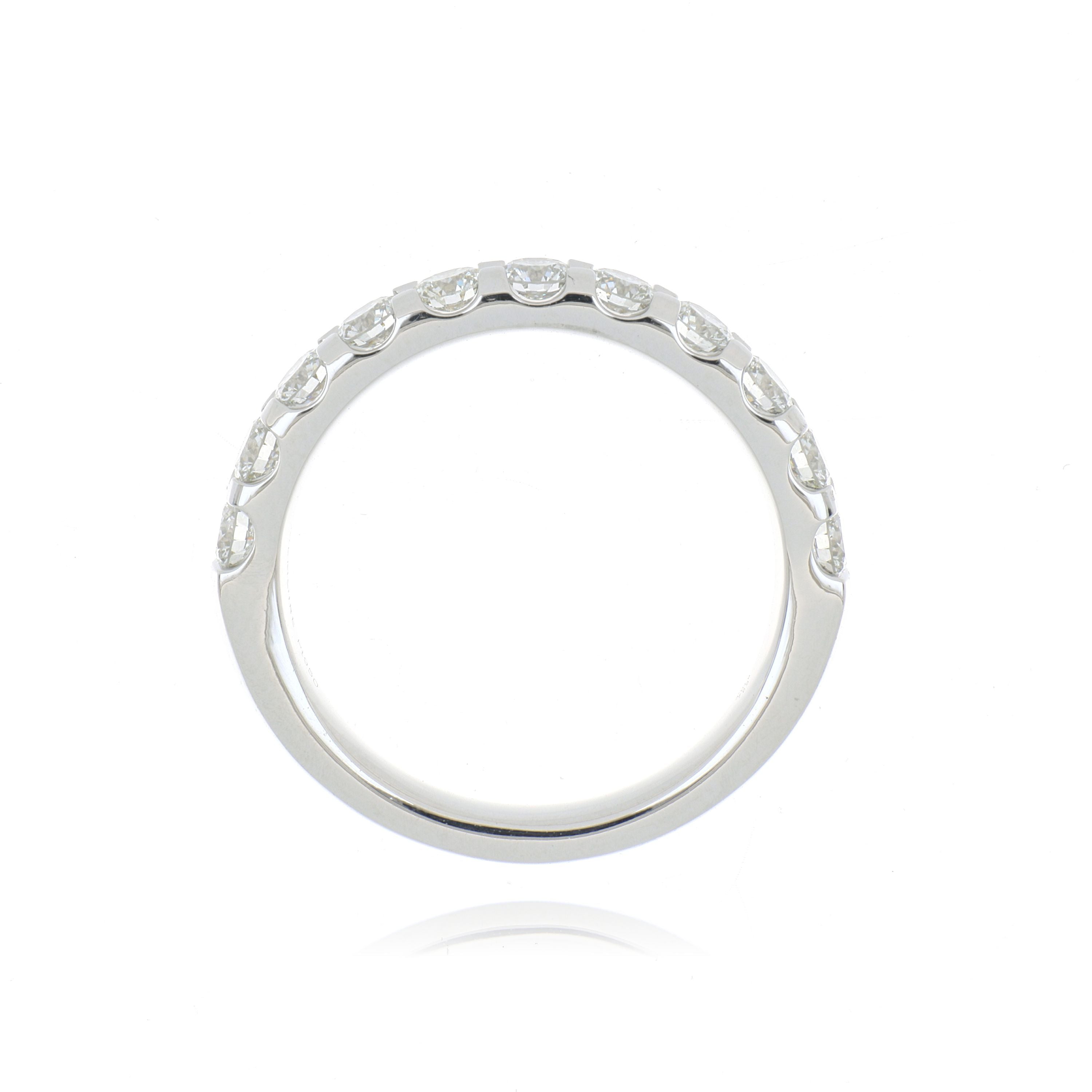 Platinum Diamond Wedding Band