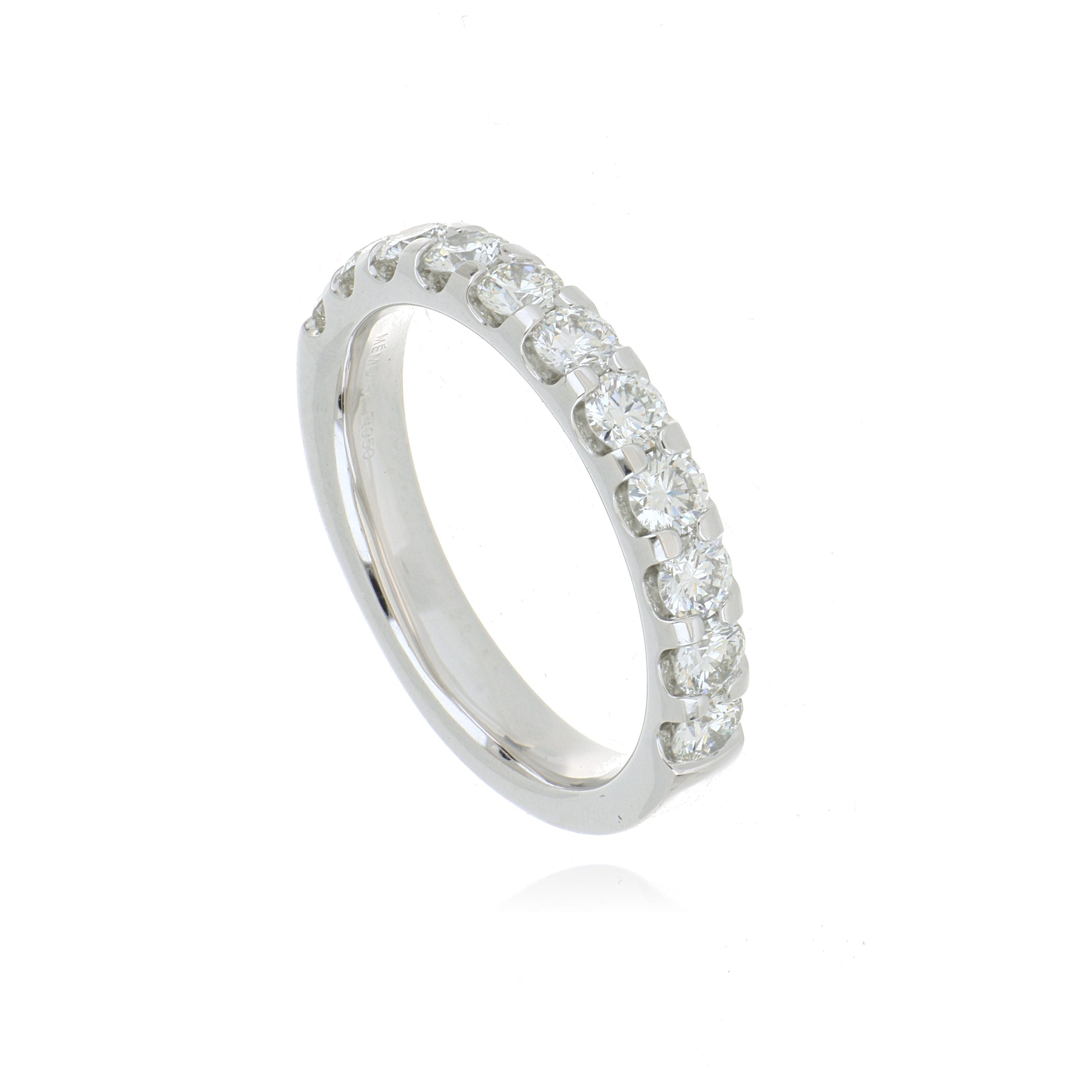 Platinum Diamond Wedding Band