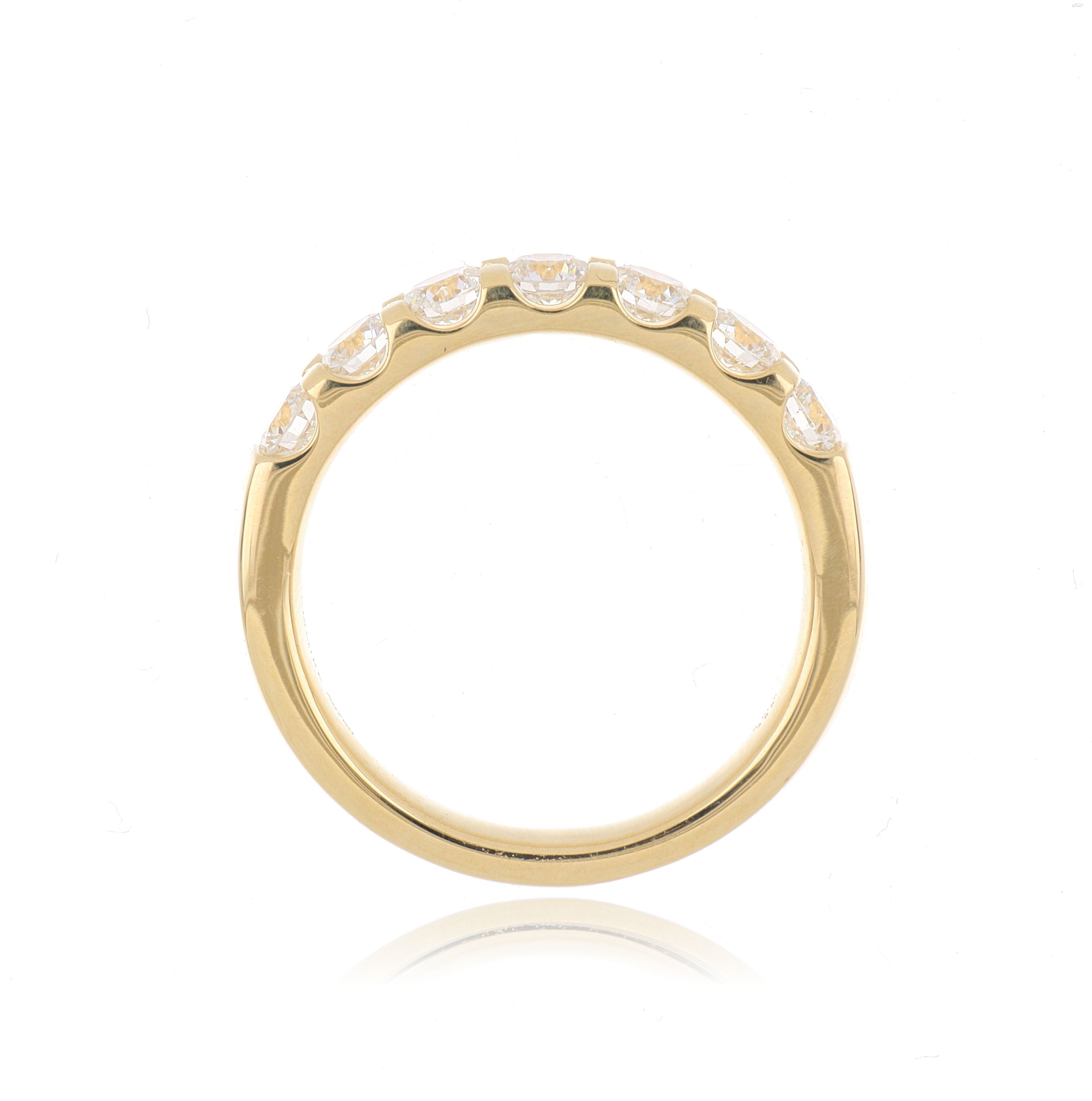 18k Yellow Gold Diamond Wedding Band