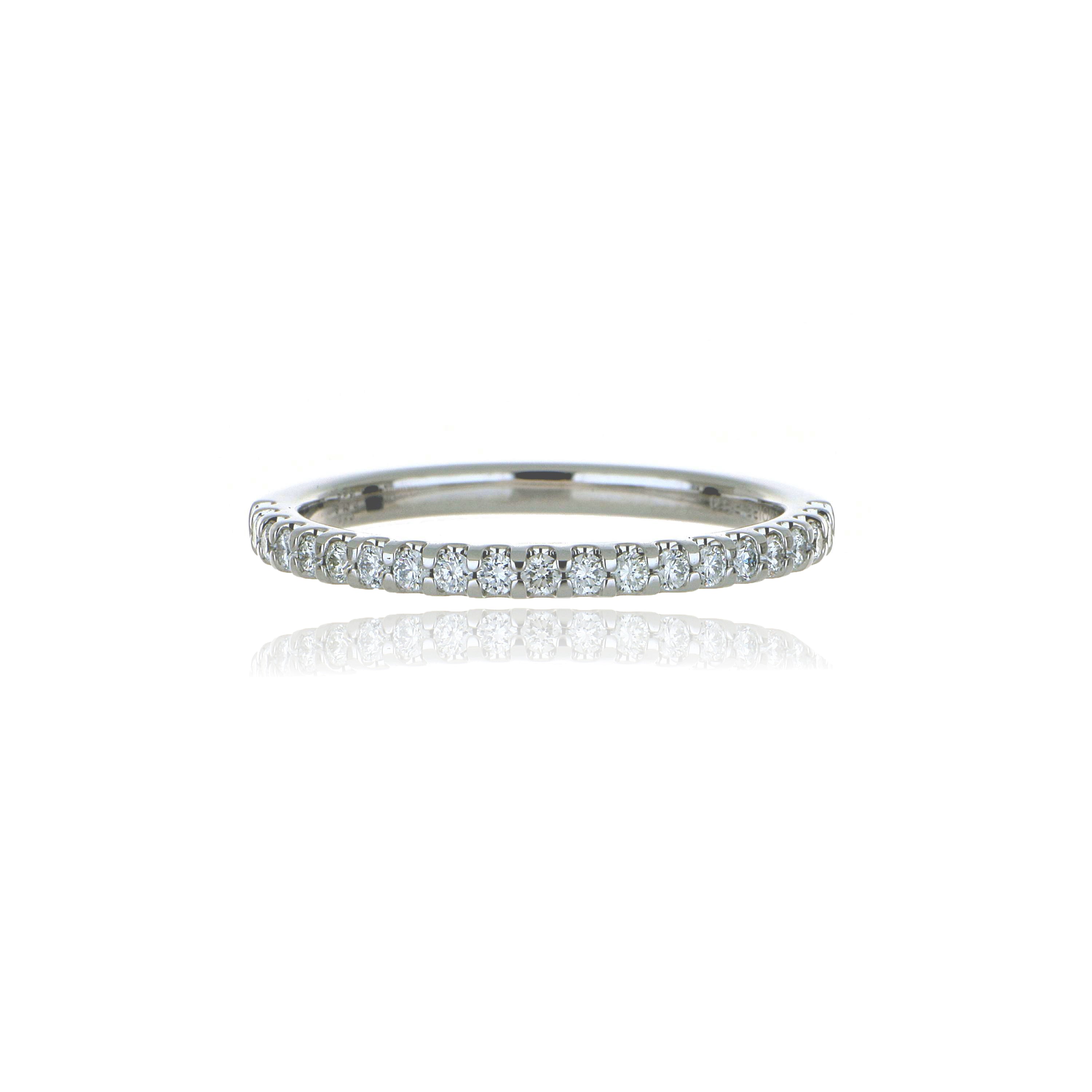 Platinum Diamond Wedding Band - Charles Koll Jewelers