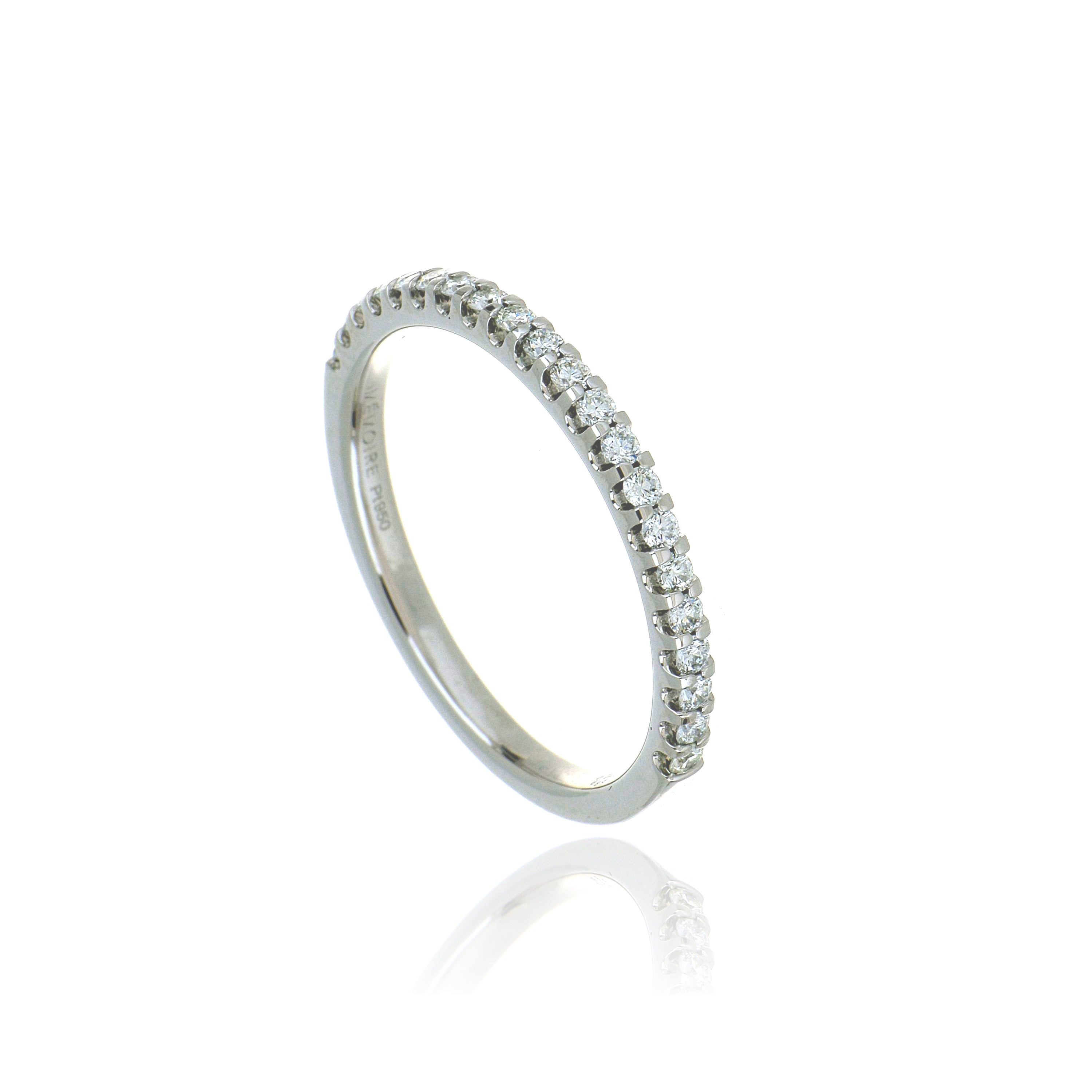 Platinum Diamond Wedding Band - Charles Koll Jewelers