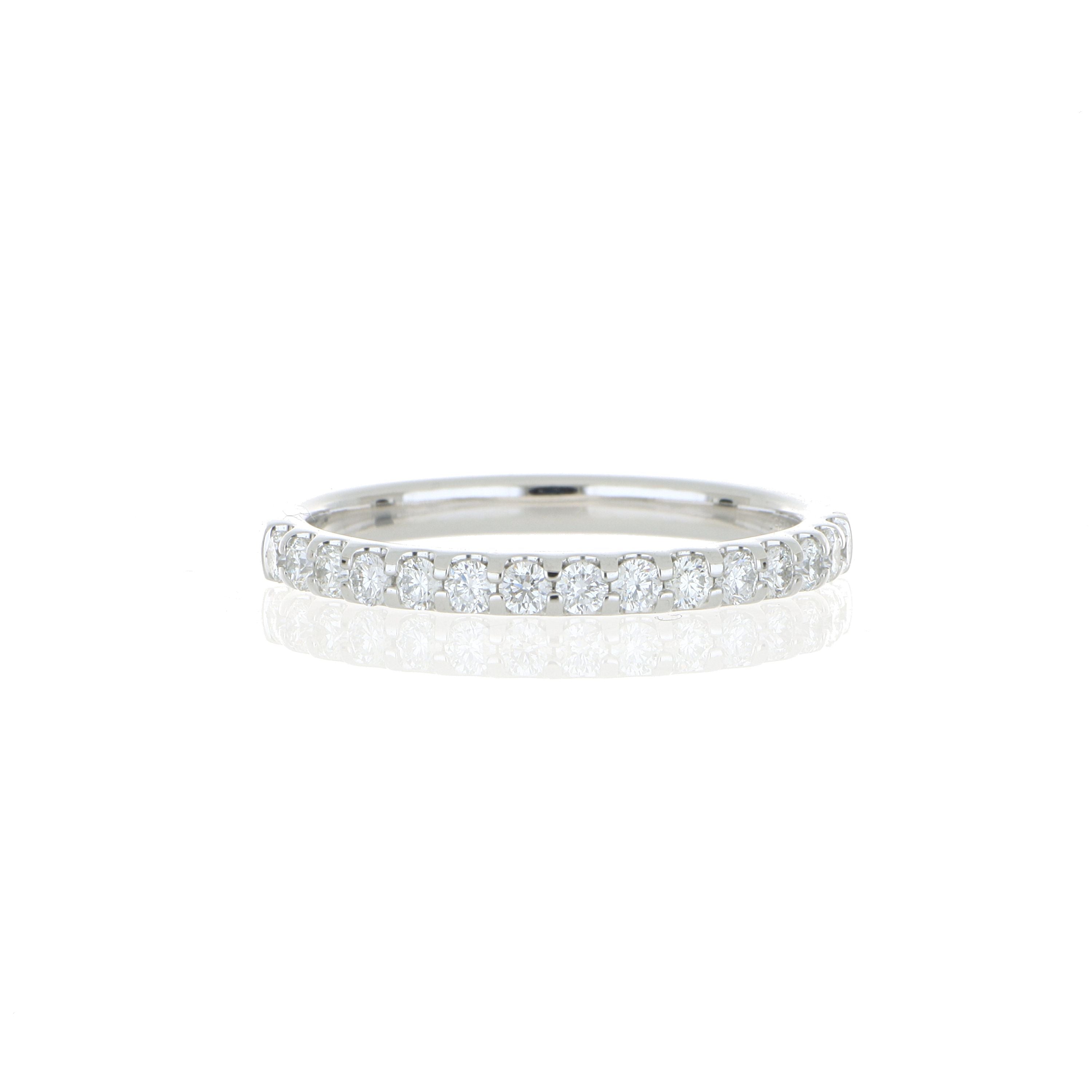 Platinum Diamond Wedding Band