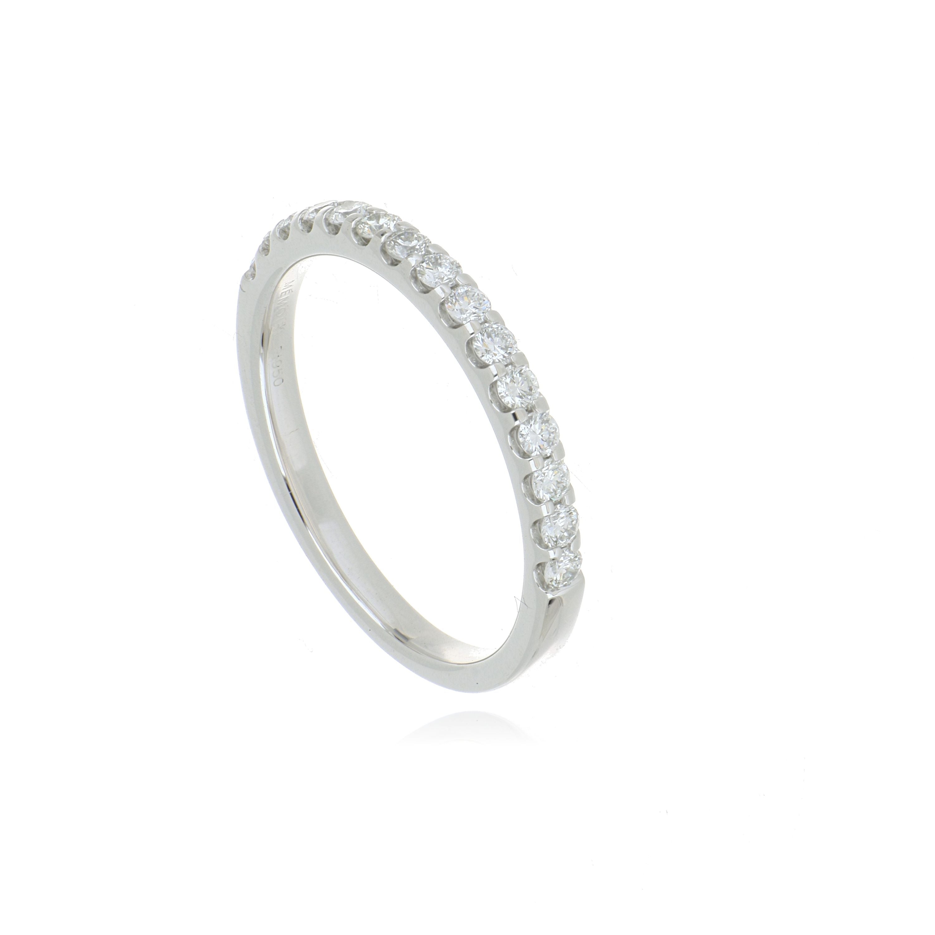 Platinum Diamond Wedding Band