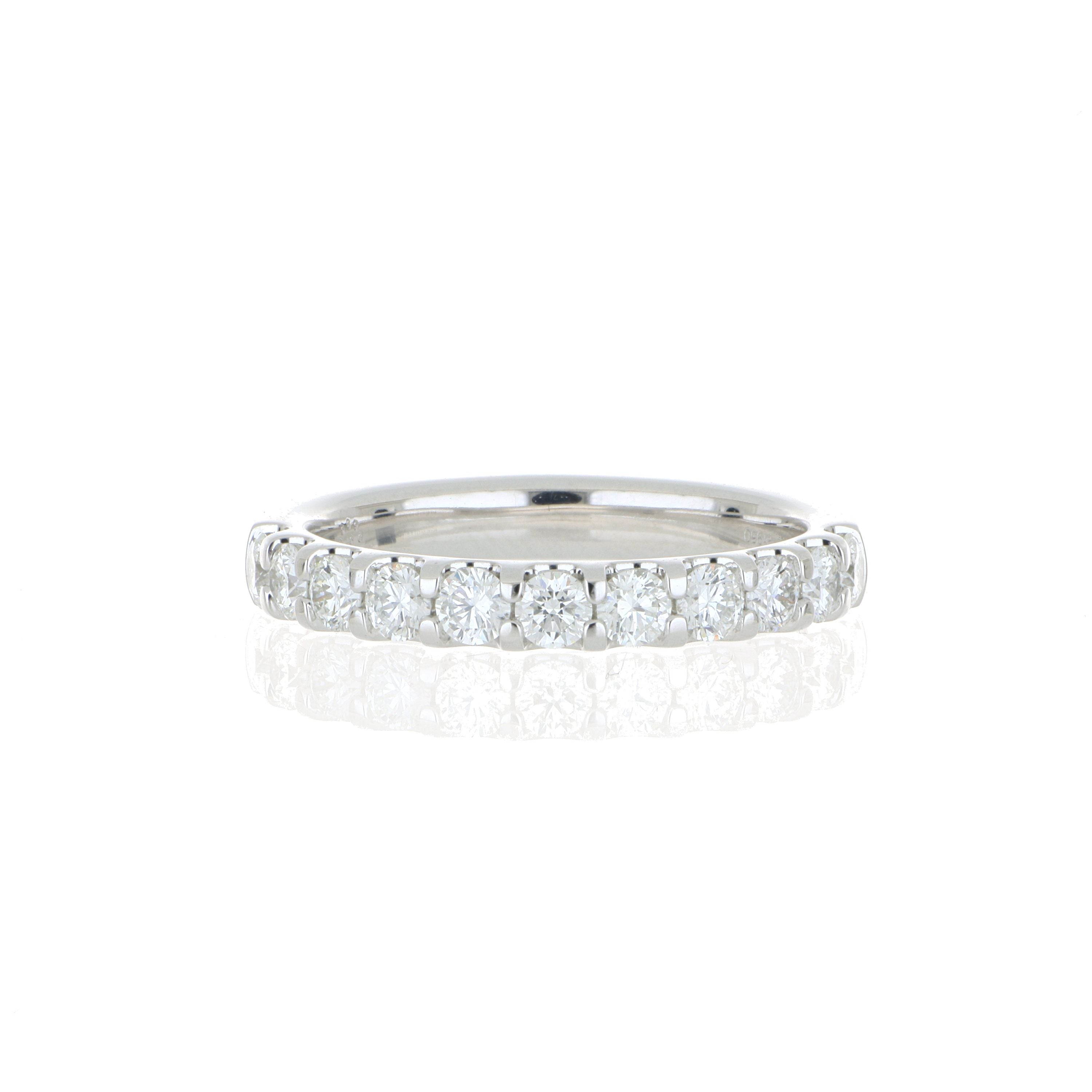 Platinum Diamond Wedding Band