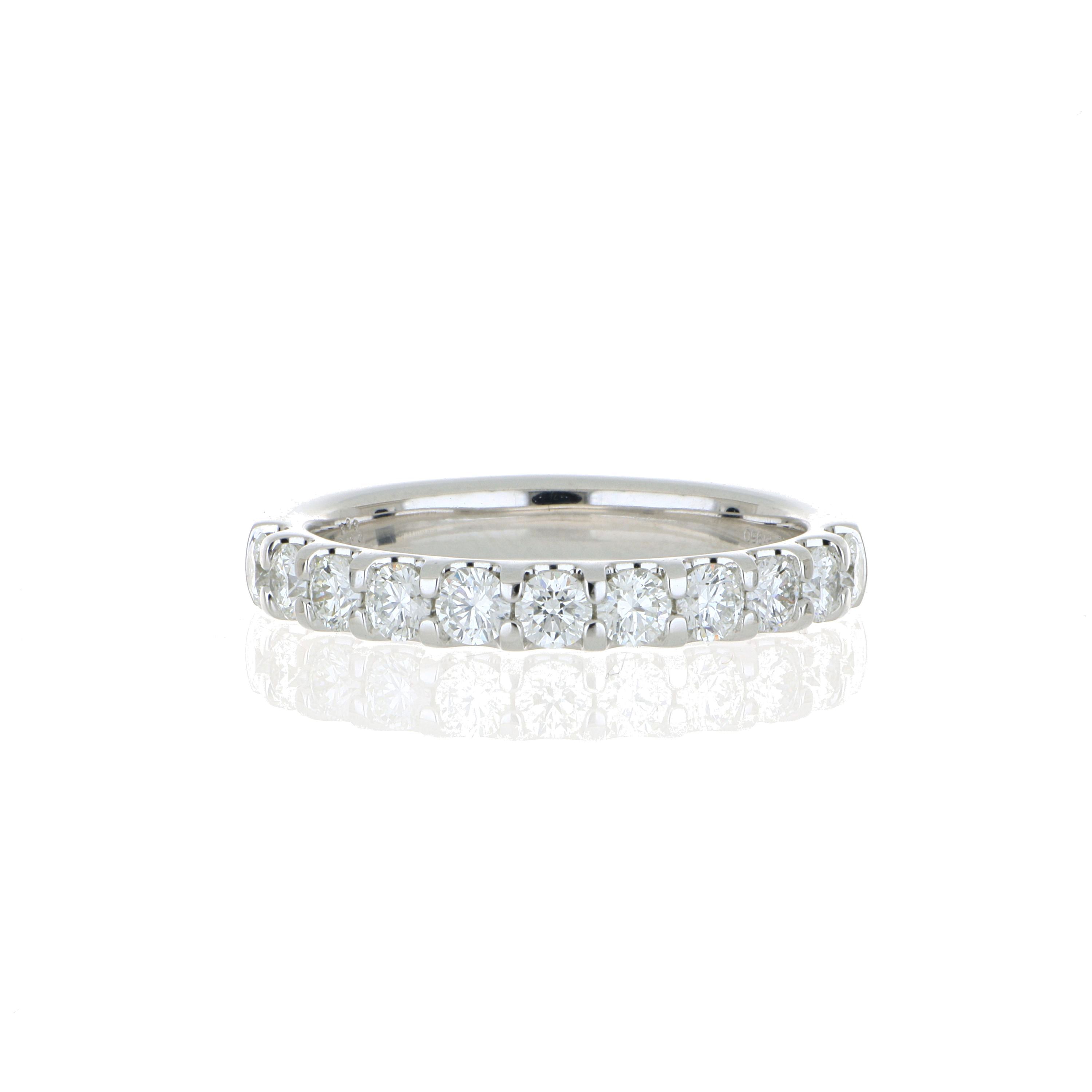 Platinum Diamond Wedding Band