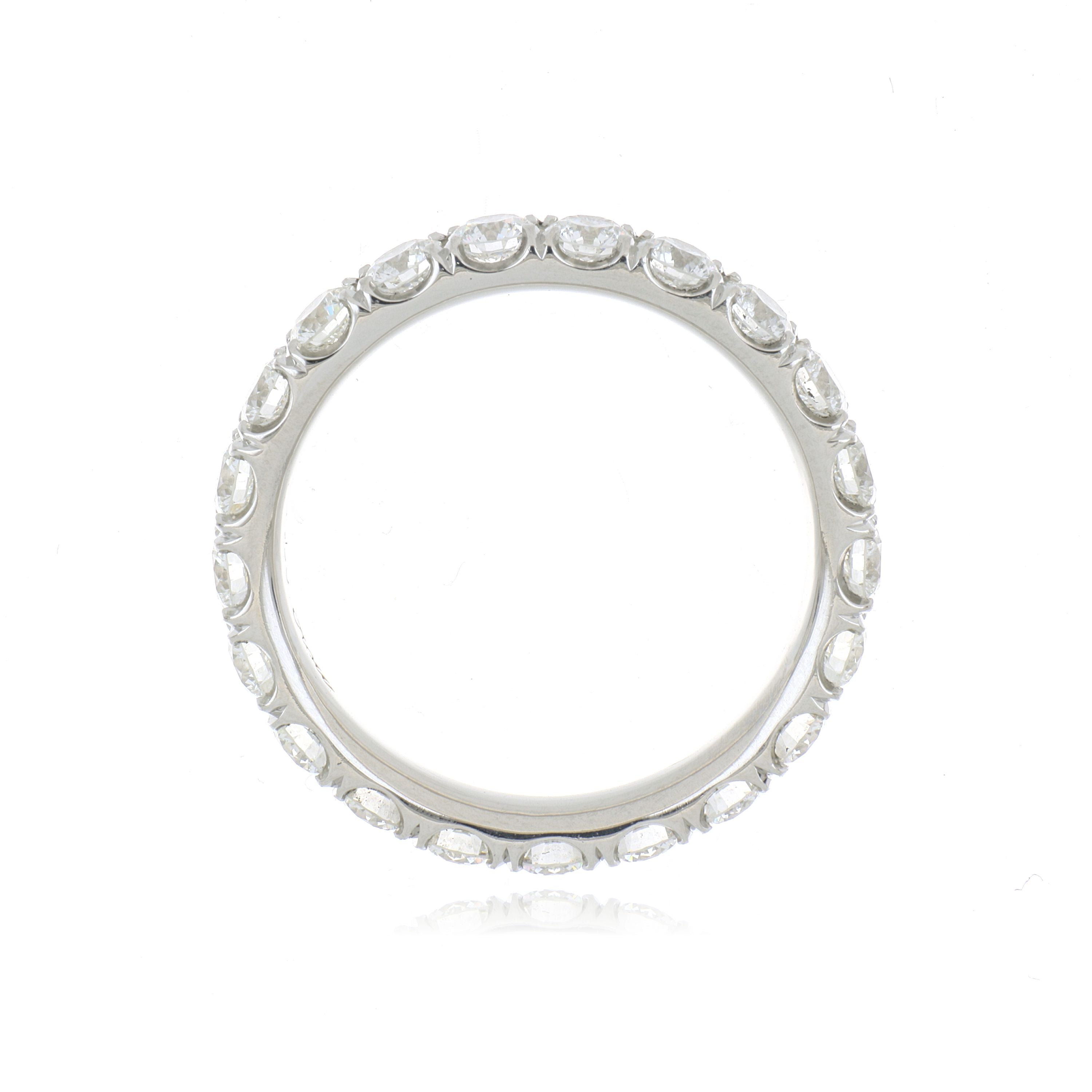 Platinum Diamond Eternity Wedding Band