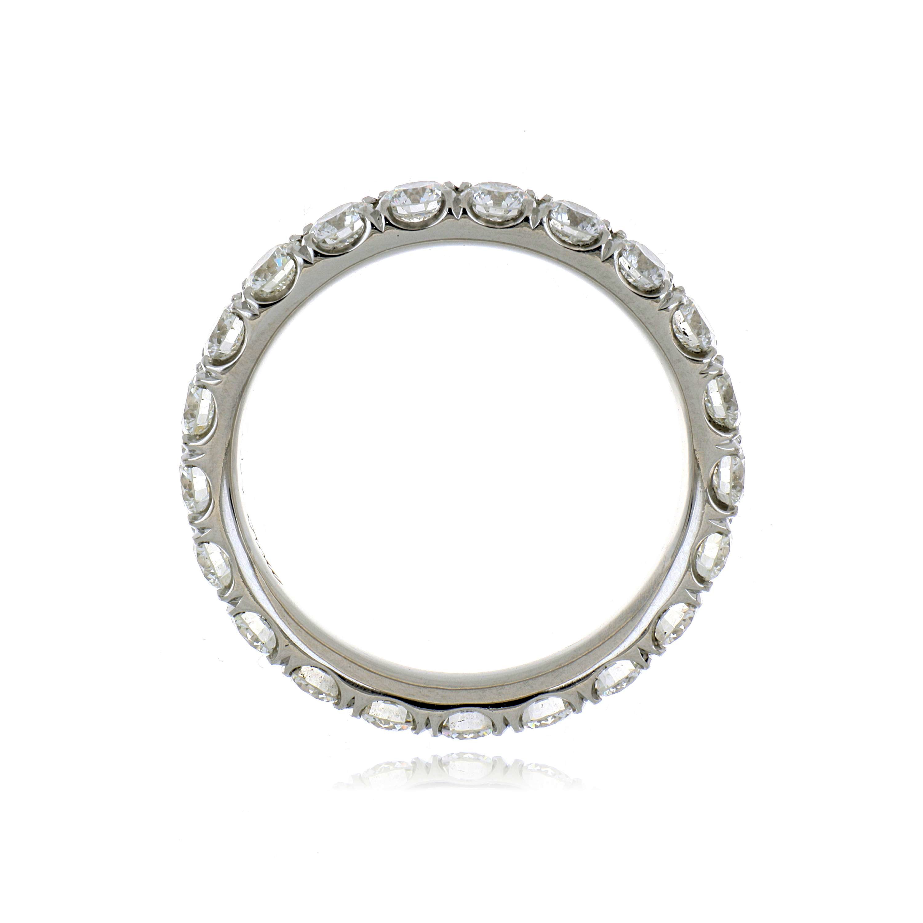 Platinum Diamond Eternity Wedding Band