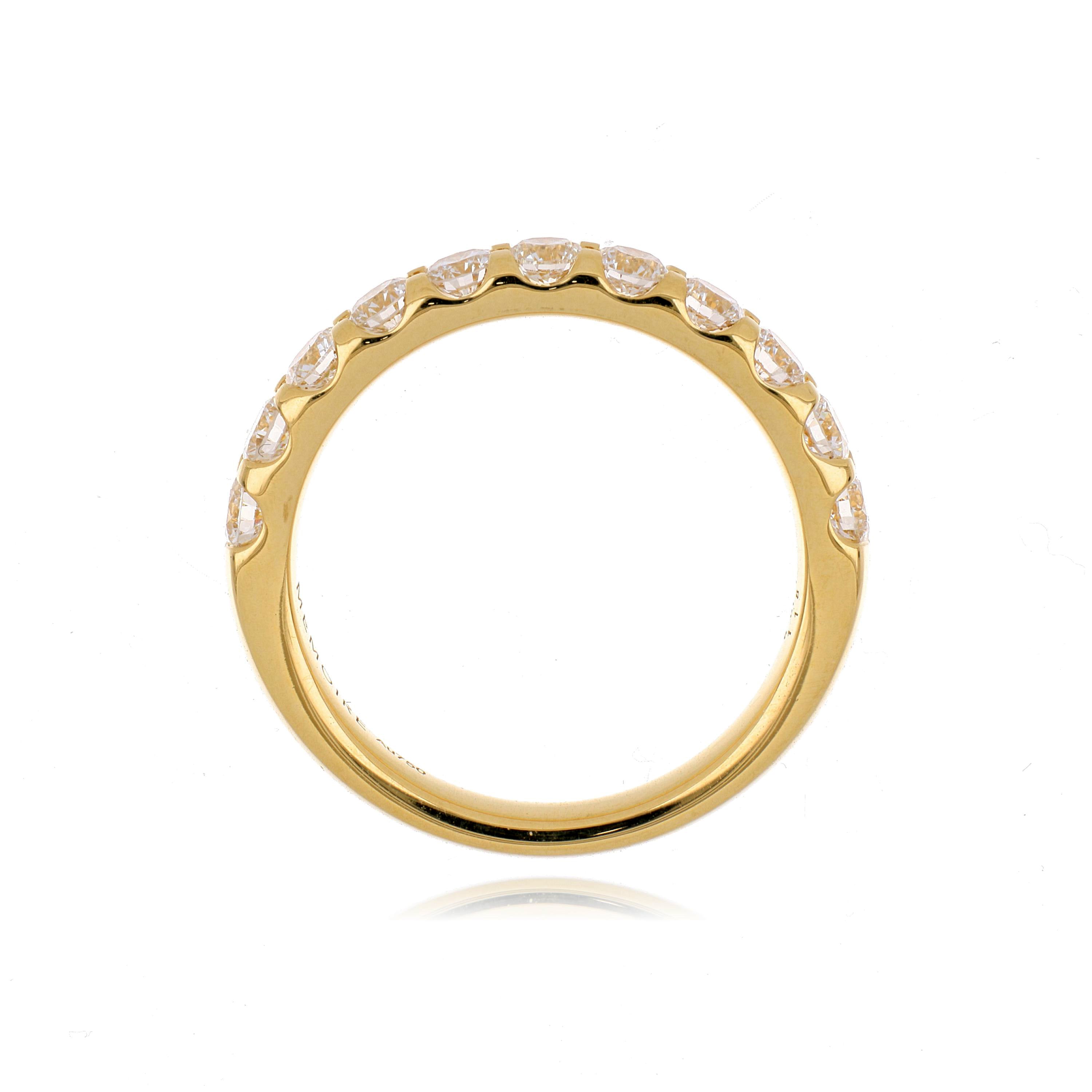 18kYellow Gold Diamond Wedding Band