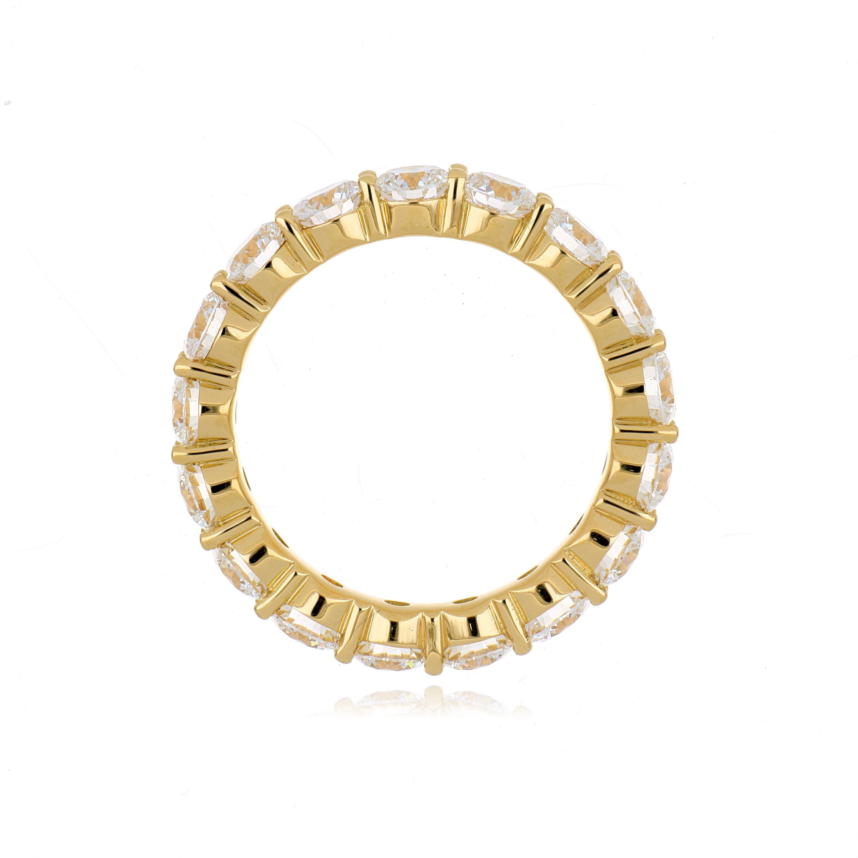 18k Yellow Gold Diamond Eternity Ring
