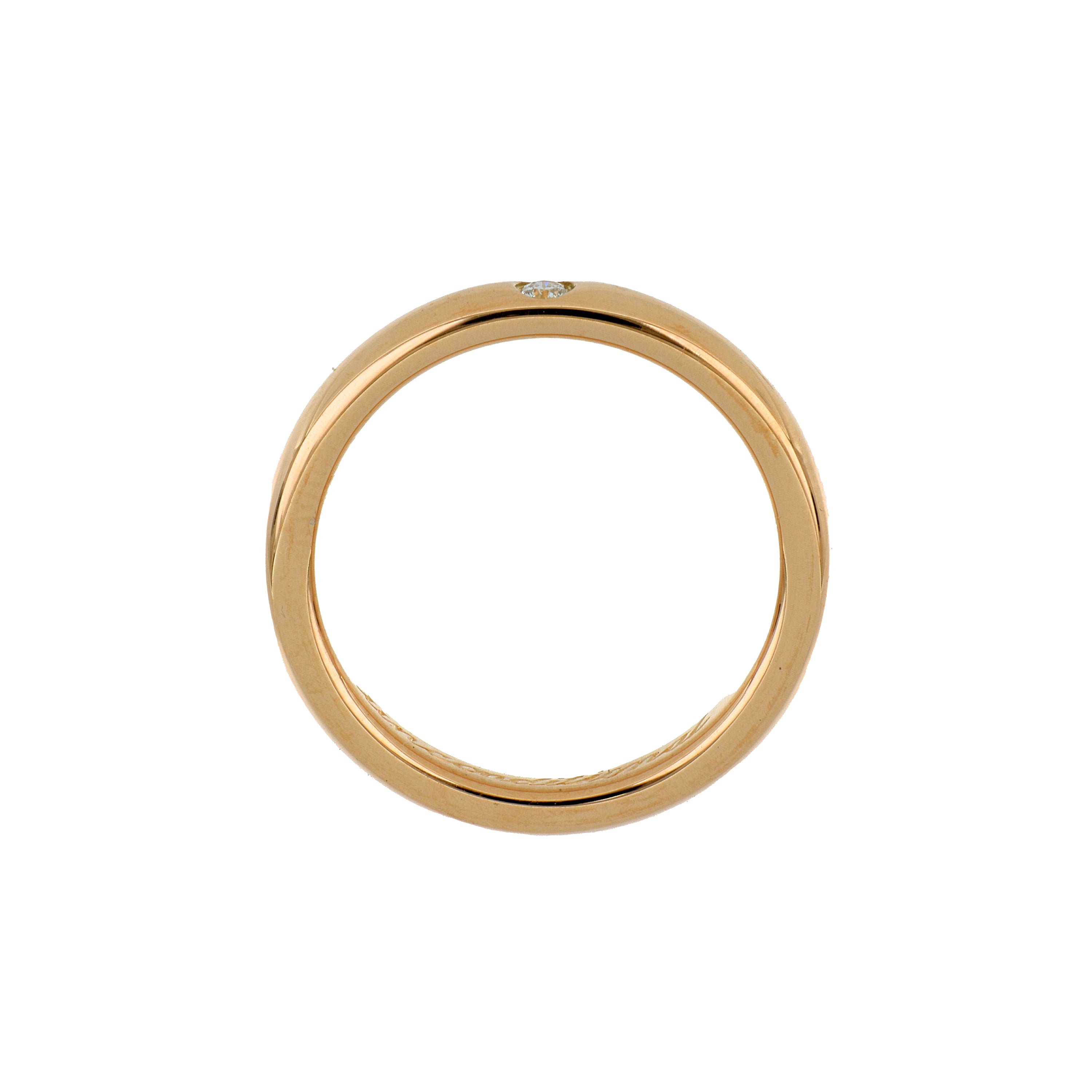 18k Rose Gold Tiffany & Co. Diamond Band