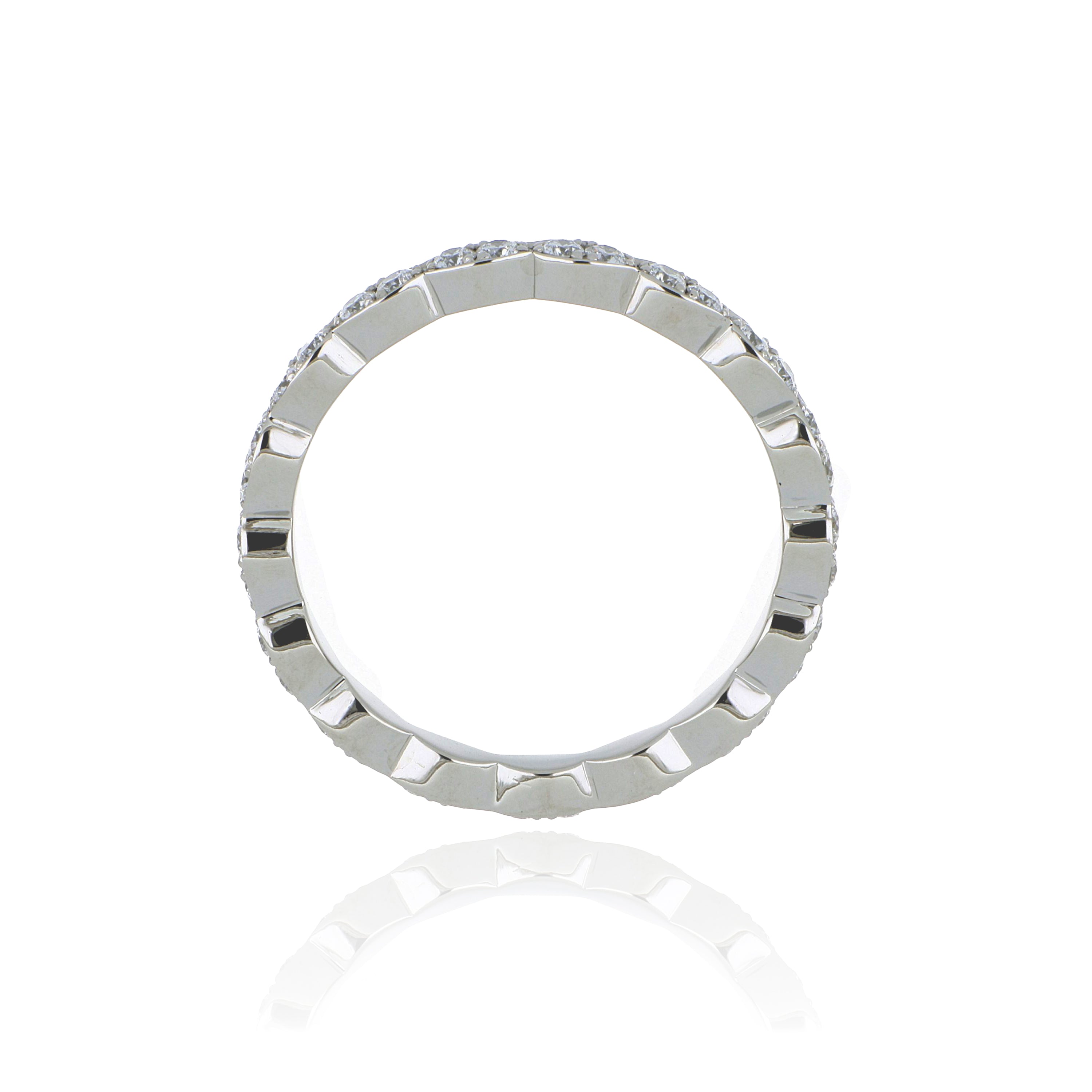 Platinum Diamond Wedding Band
