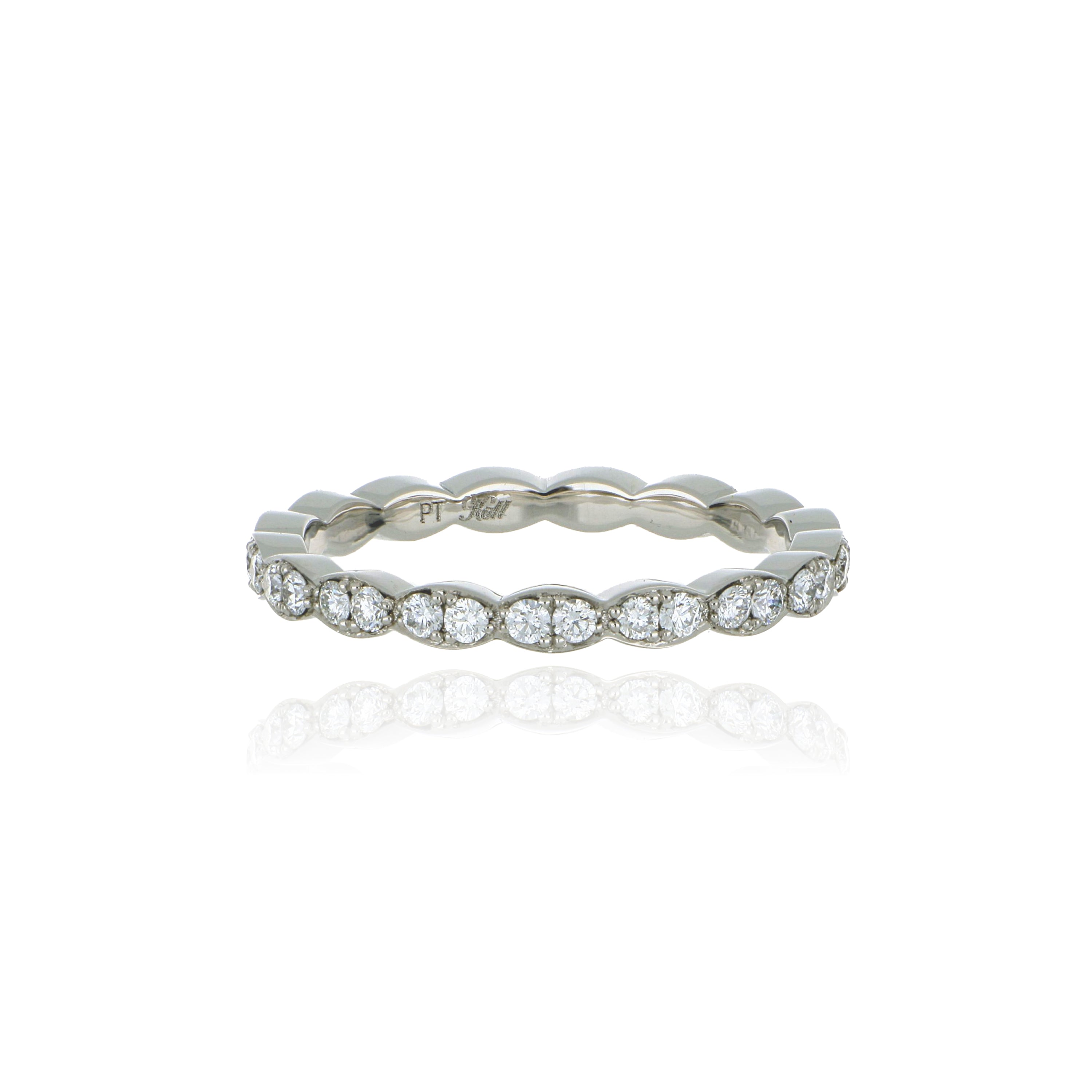 Platinum Diamond Wedding Band