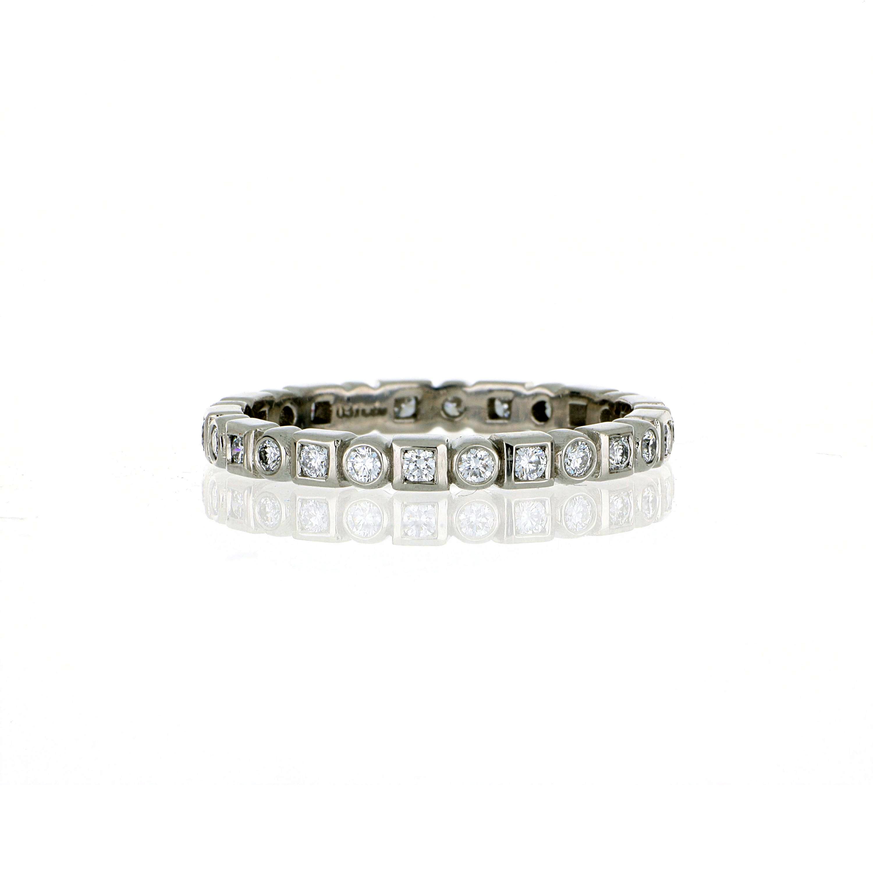 Platinum Diamond Eternity Wedding Band