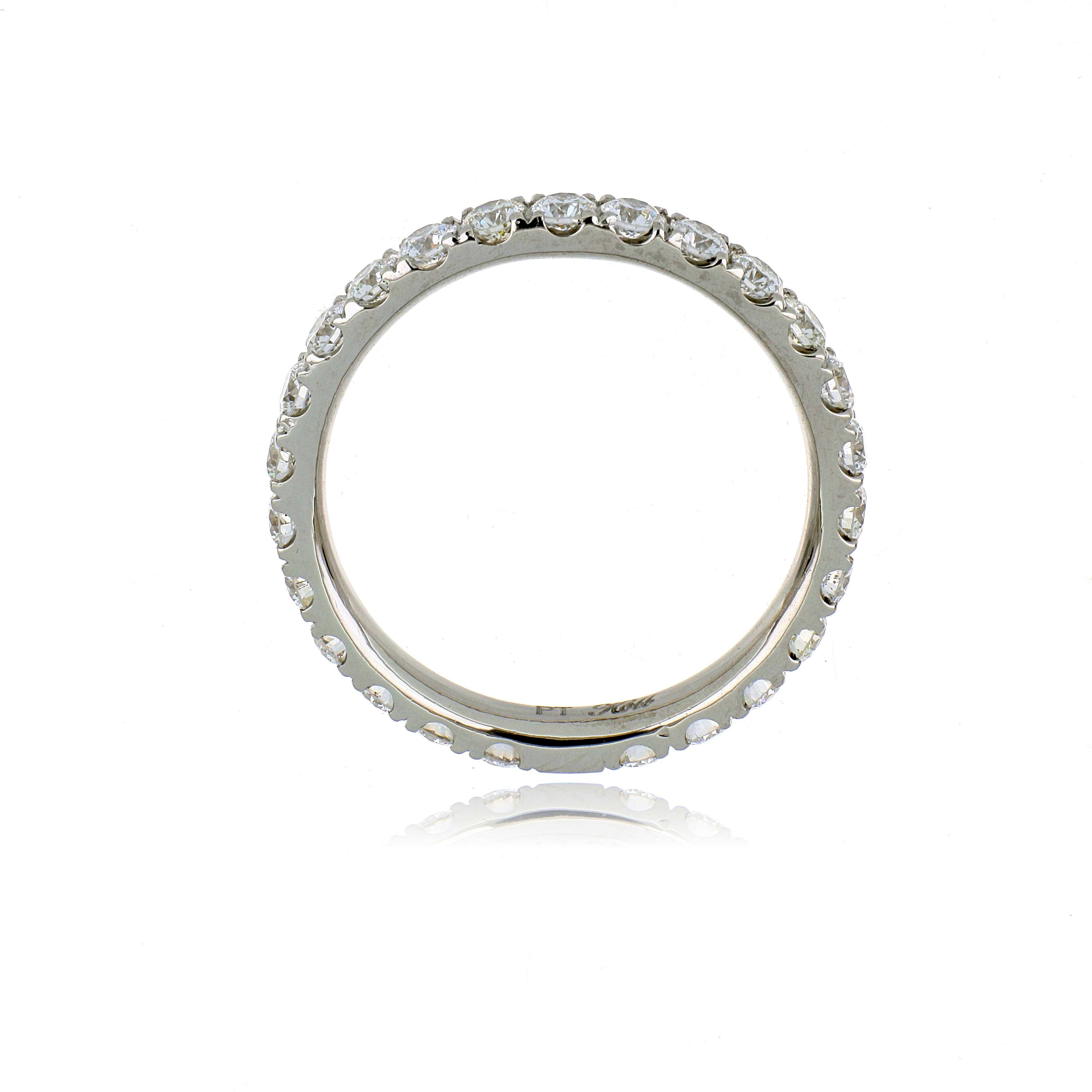 Platinum Diamond Eternity Wedding Band