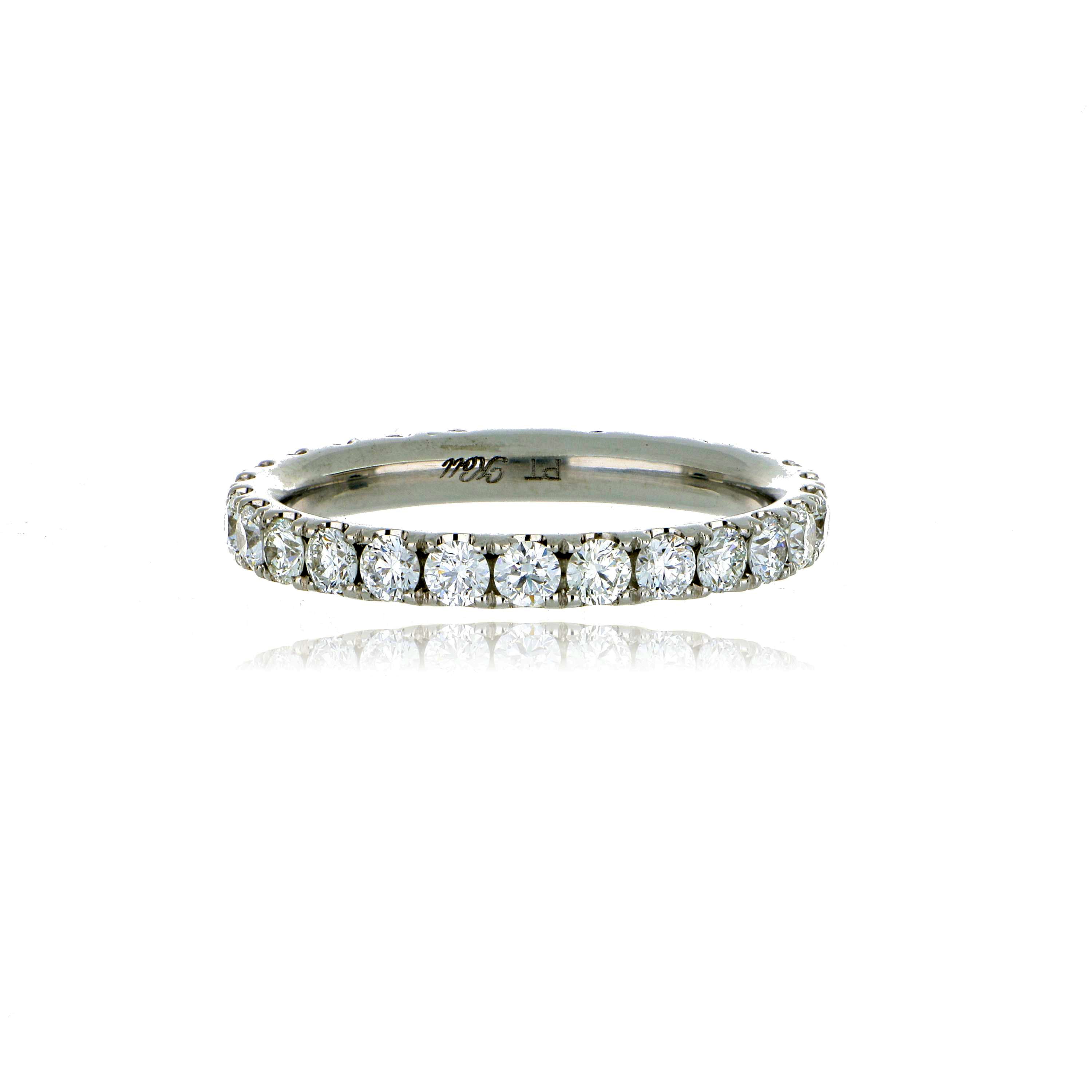 Platinum Diamond Eternity Wedding Band