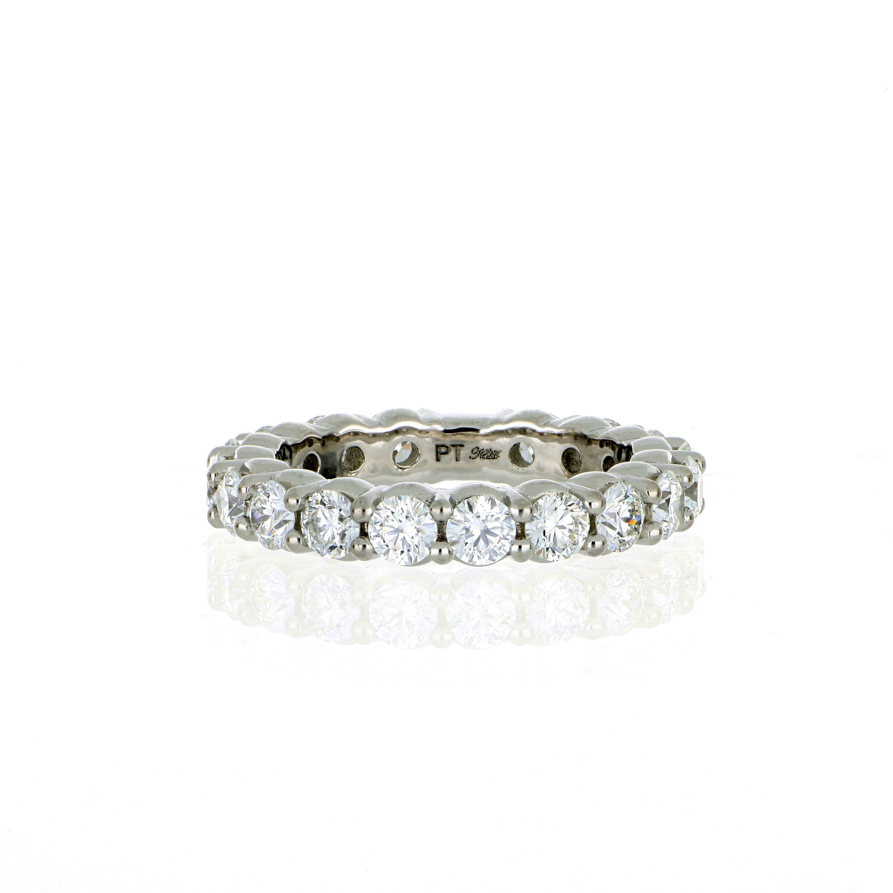 Platinum Diamond Eternity Wedding Band