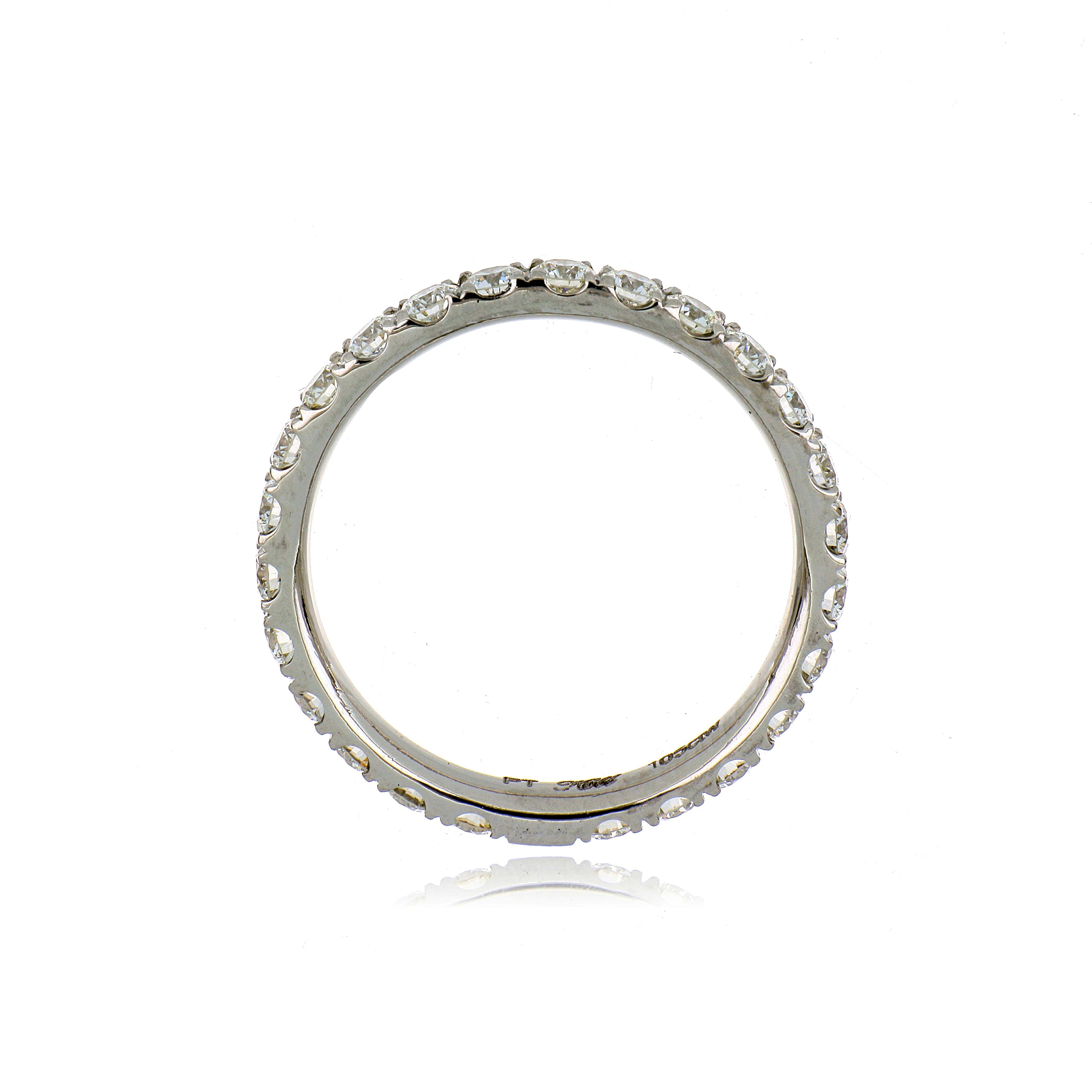 Platinum Diamond Eternity Wedding Band