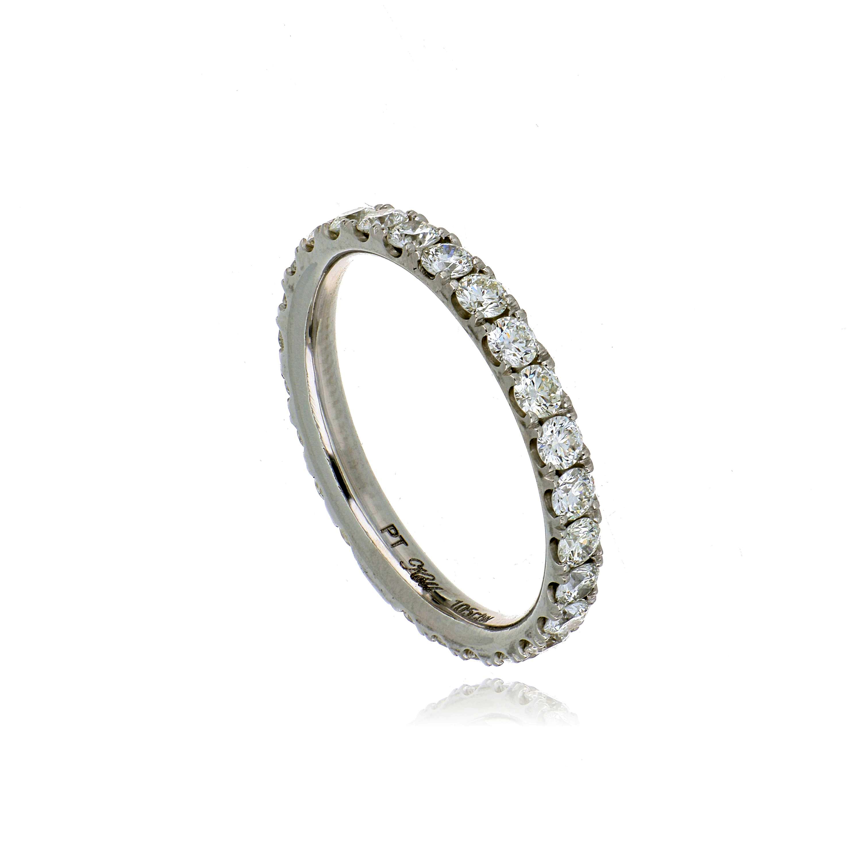 Platinum Diamond Eternity Wedding Band