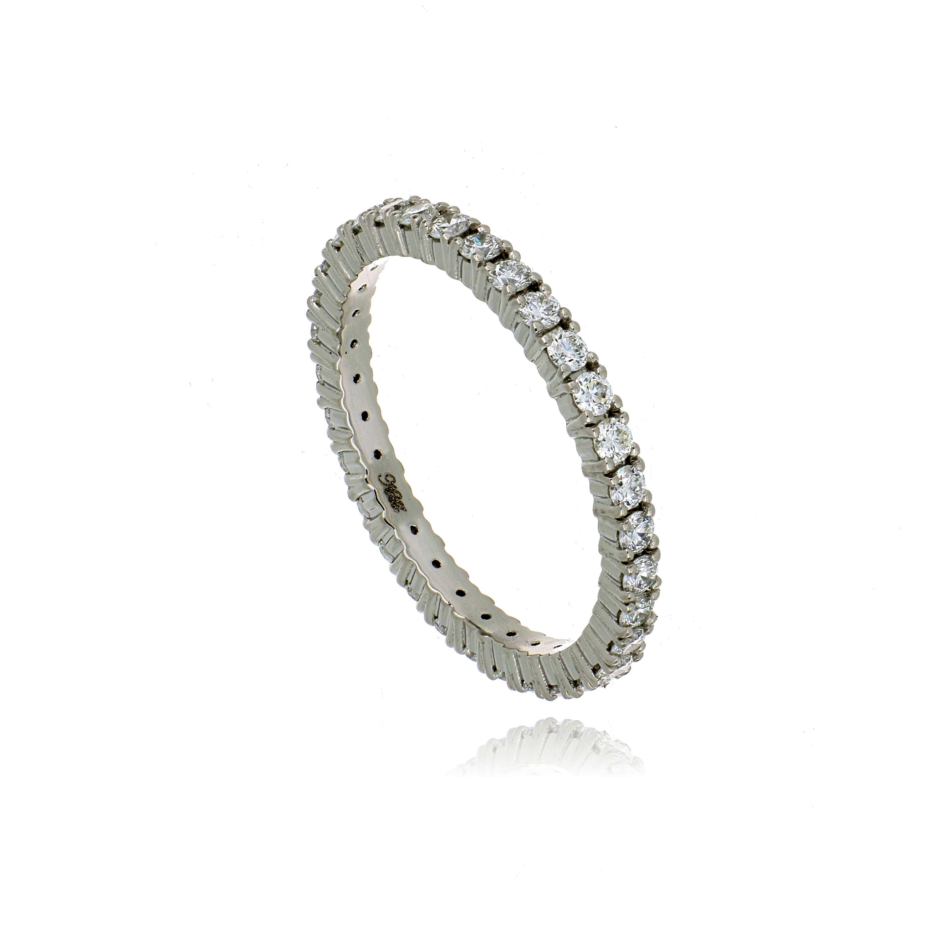 Platinum Diamond Eternity Wedding Band