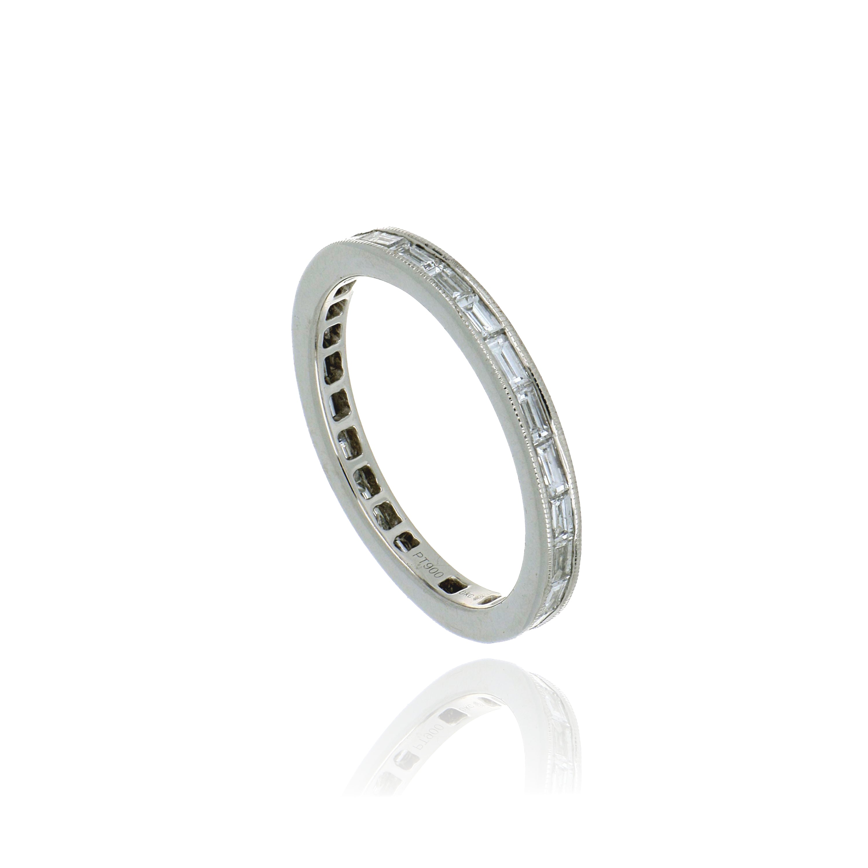 Platinum Diamond Wedding Band - Charles Koll Jewelers