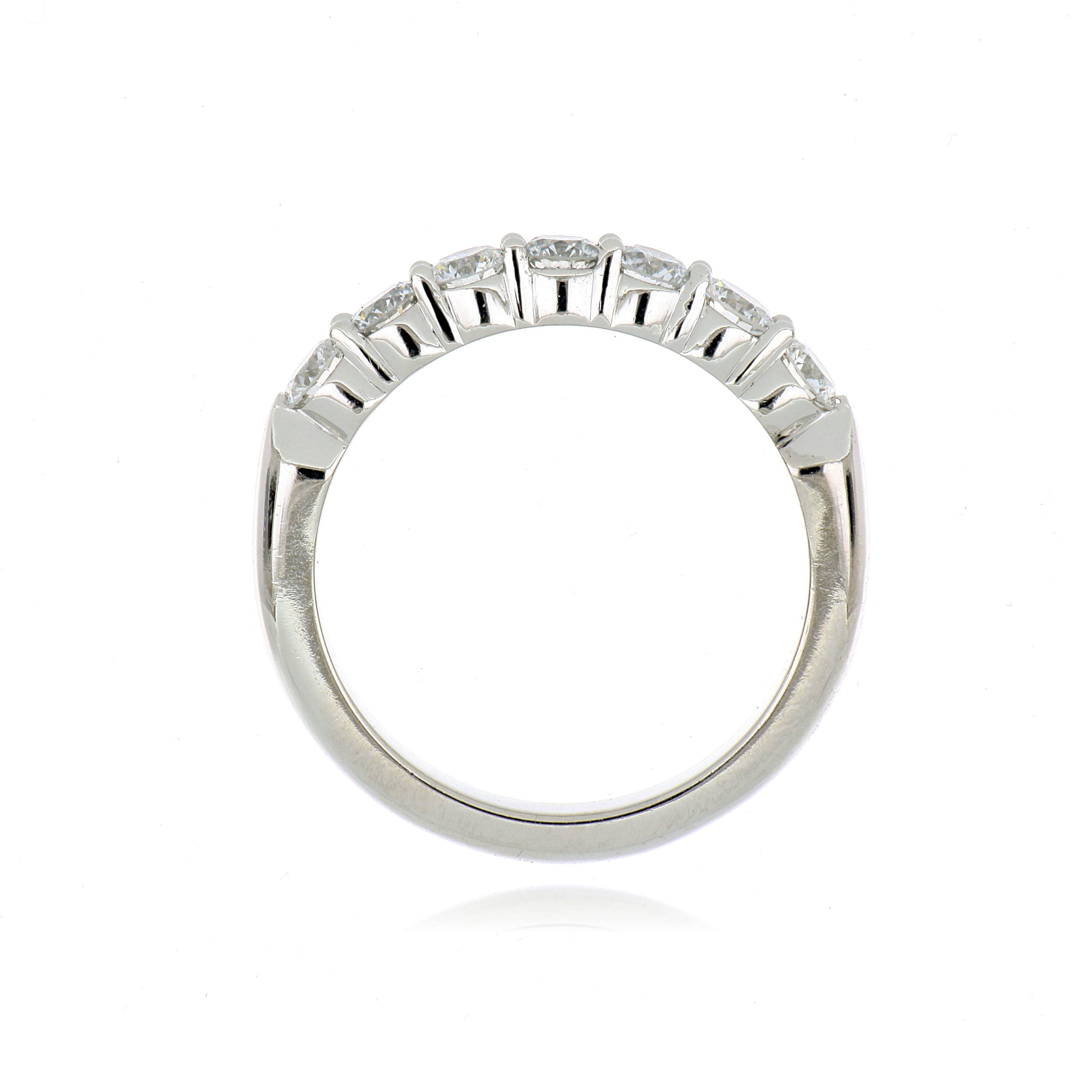 Platinum Diamond Band - Charles Koll Jewelers