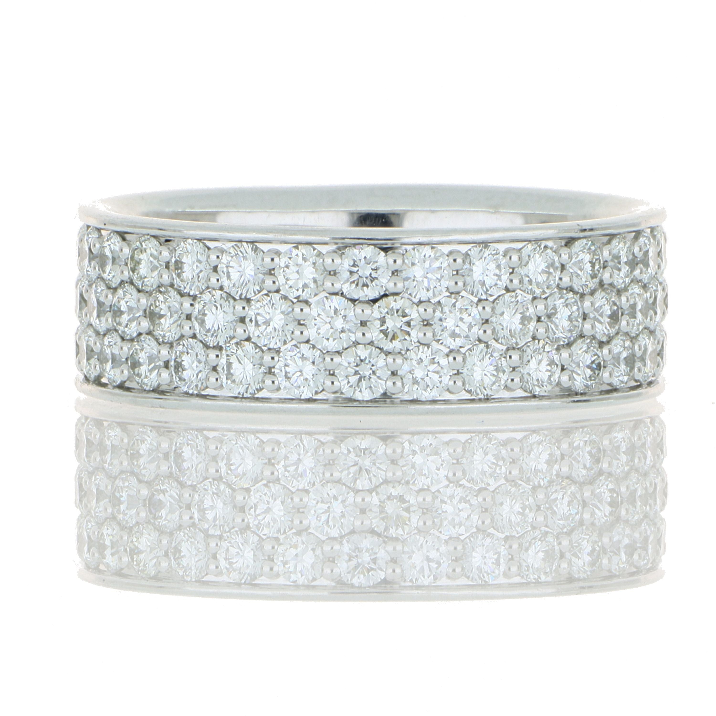 Platinum Diamond Eternity Band