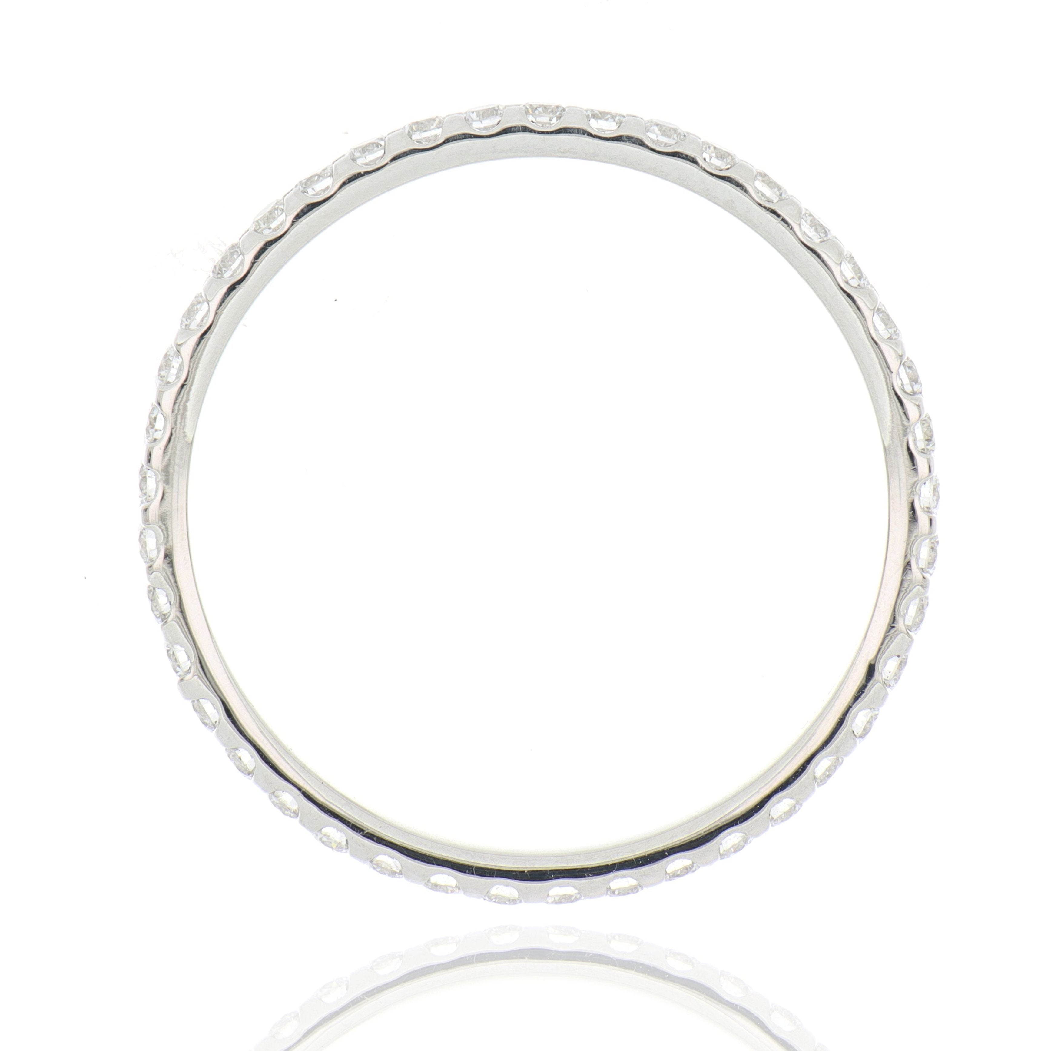 Platinum Diamond Eternity Band