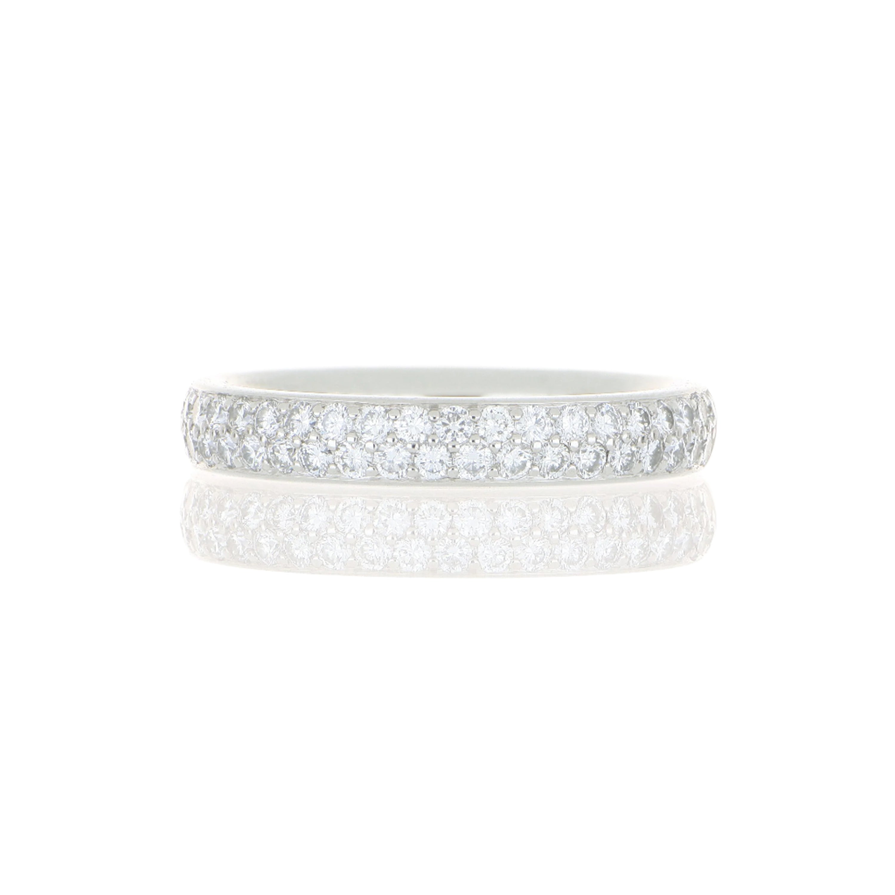 Platinum Diamond Band - Charles Koll Jewelers