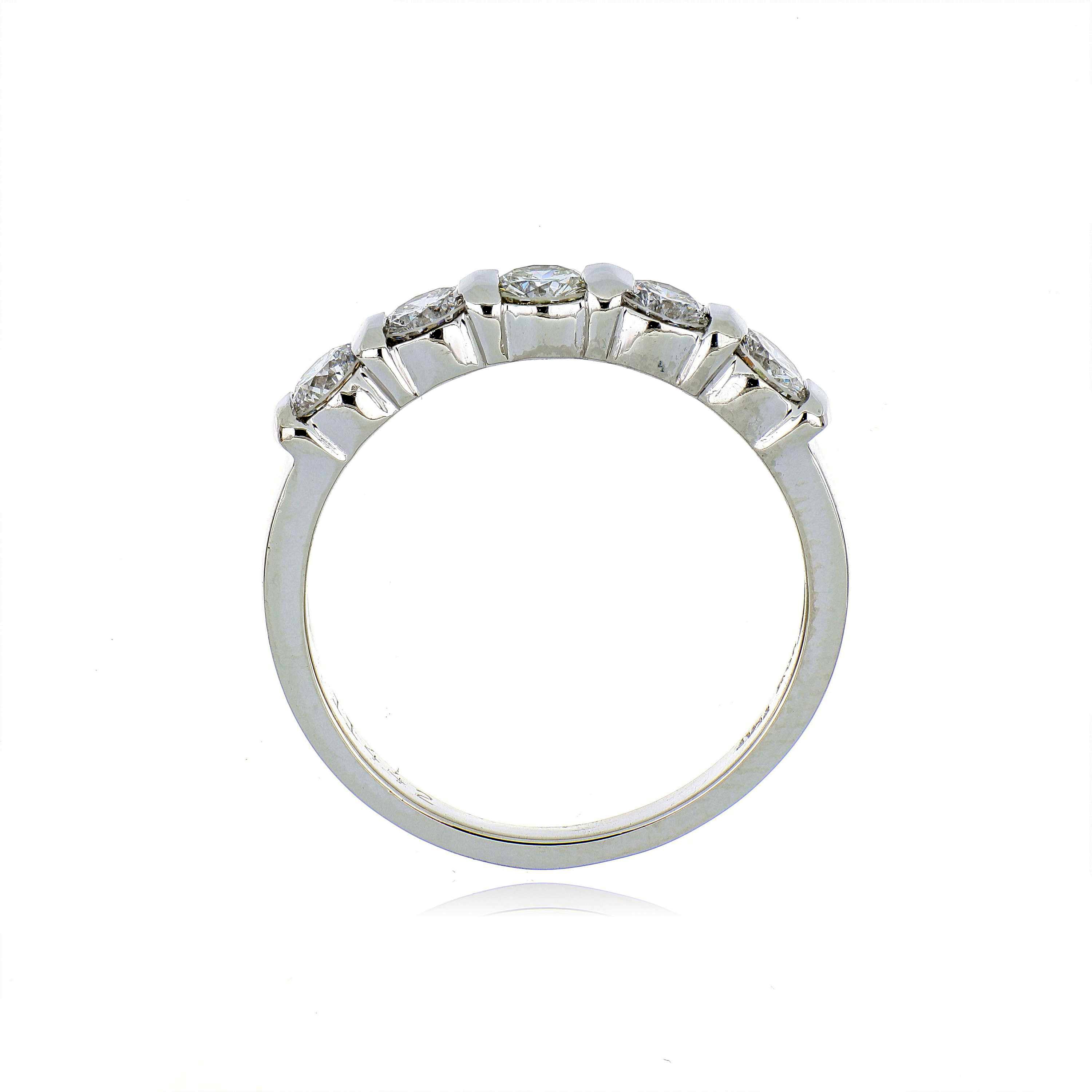 Platinum Diamond Anniversary Band