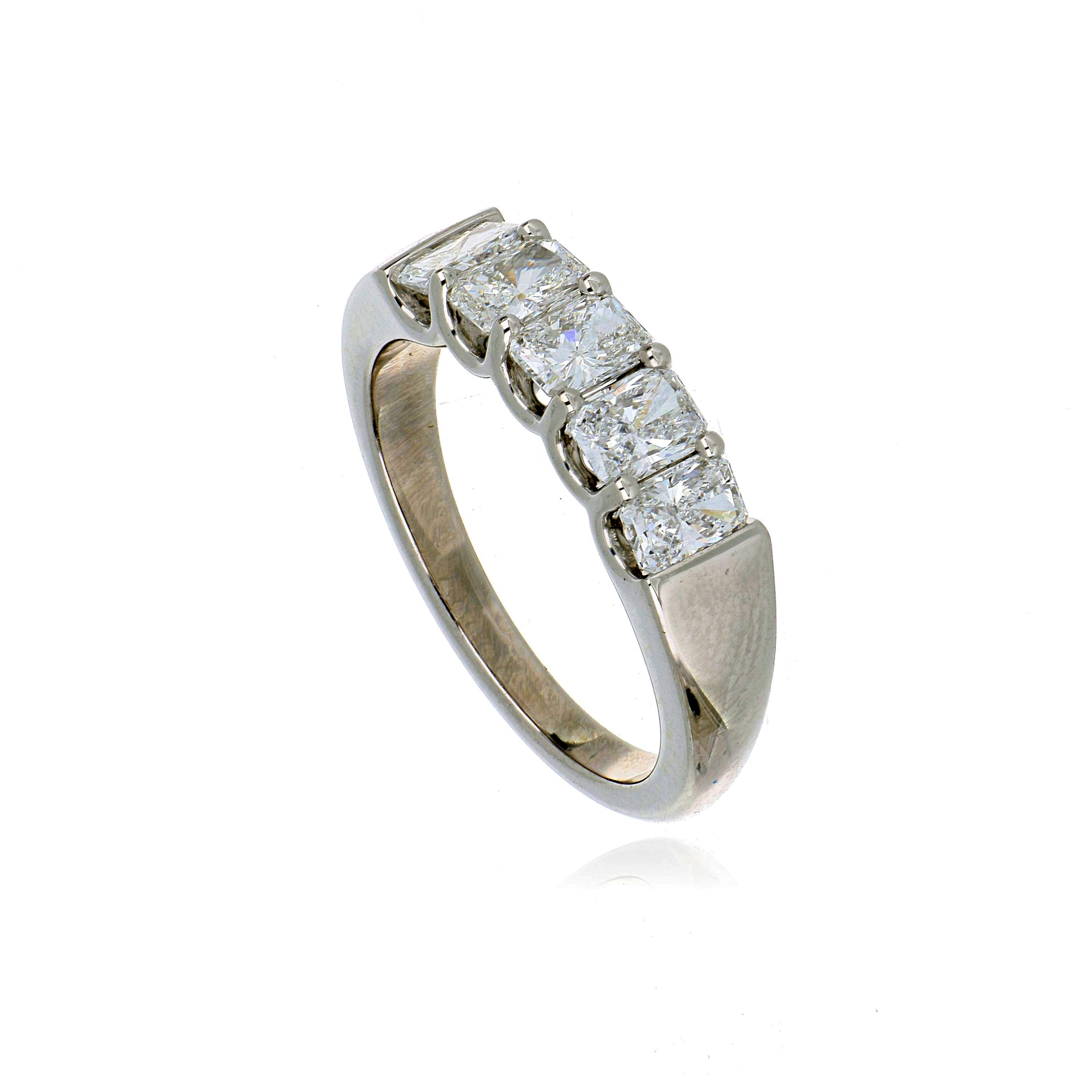 Platinum Diamond Anniversary Ring