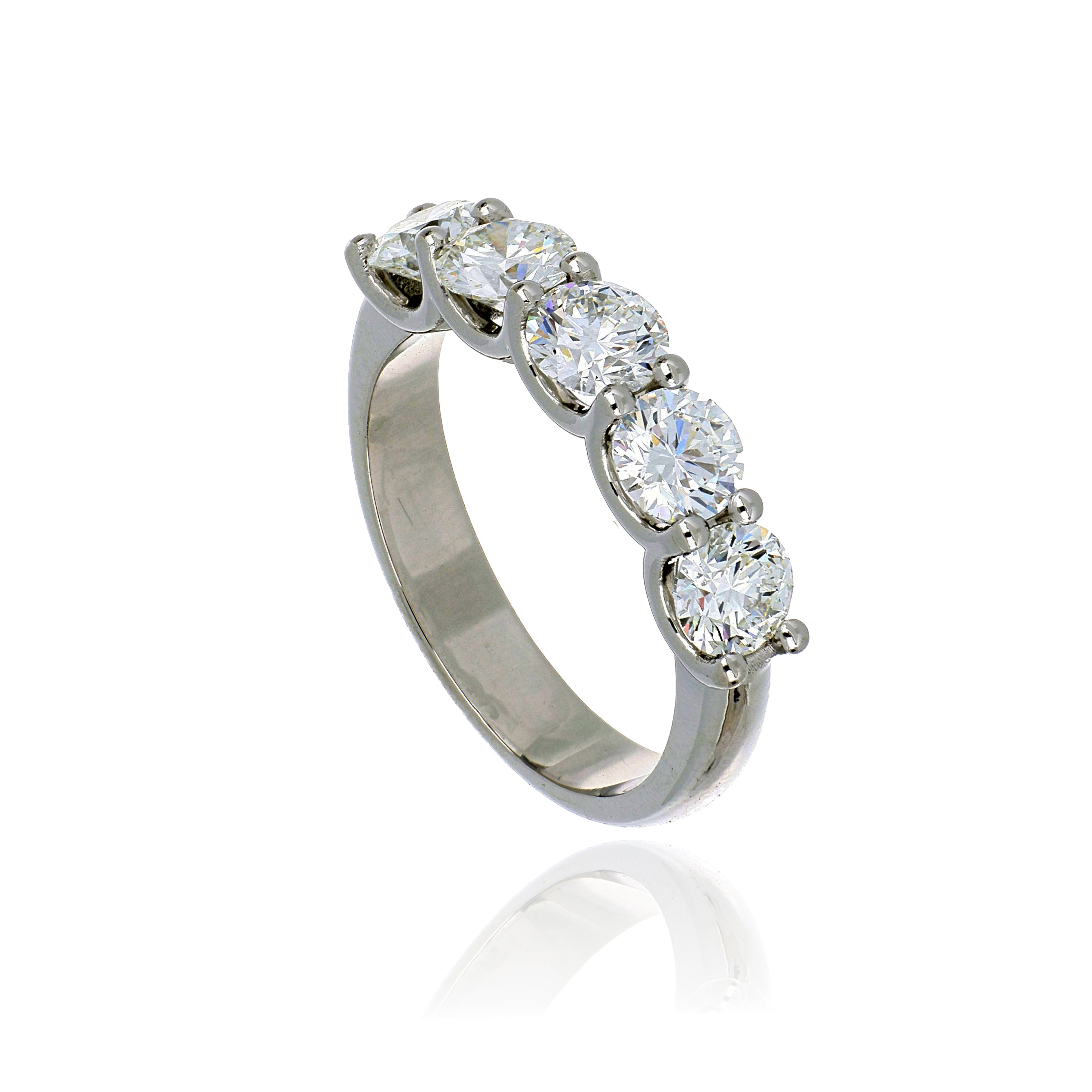 Platinum Diamond Anniversary Ring