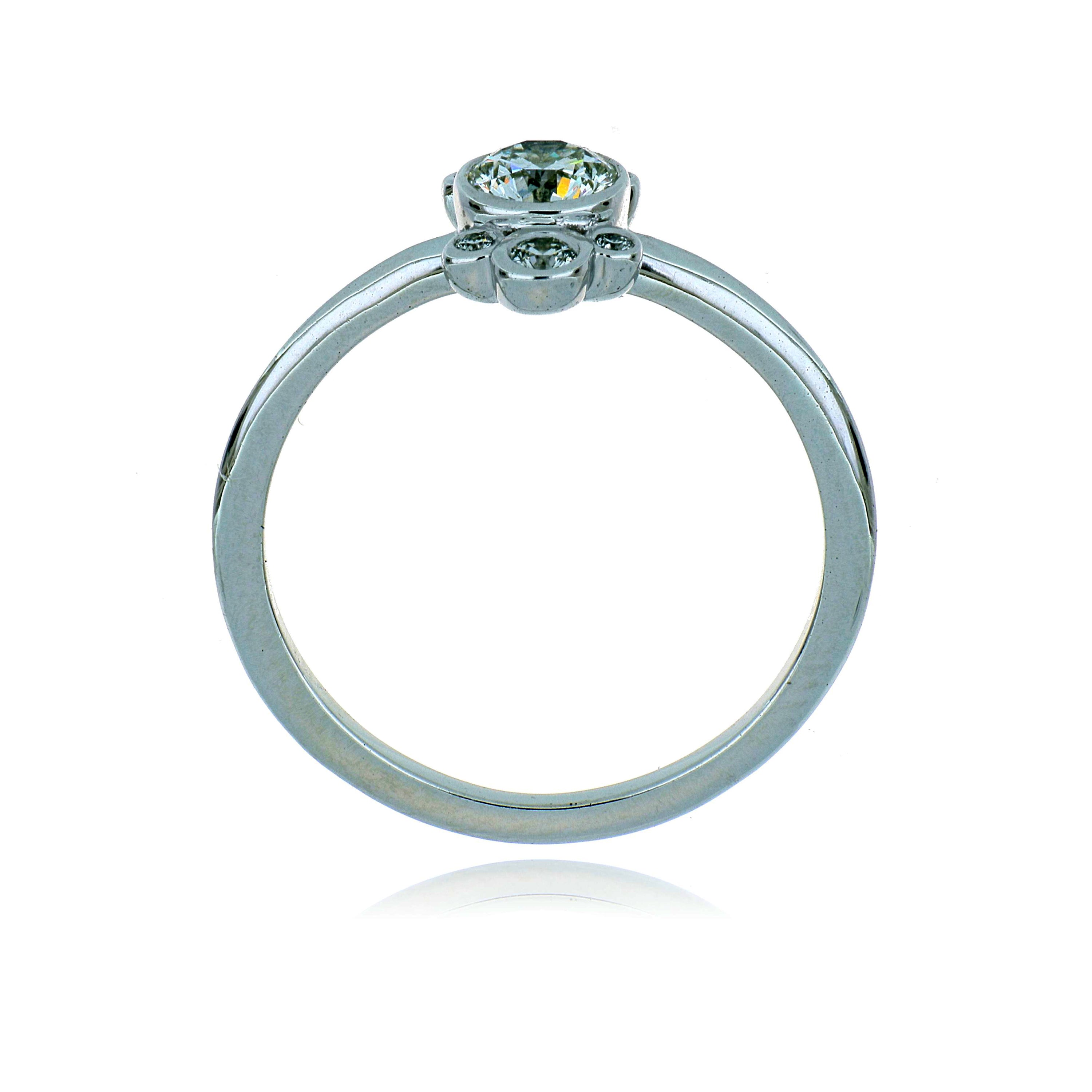 18k White Gold Diamond Passage Fashion Ring - Charles Koll Jewelers