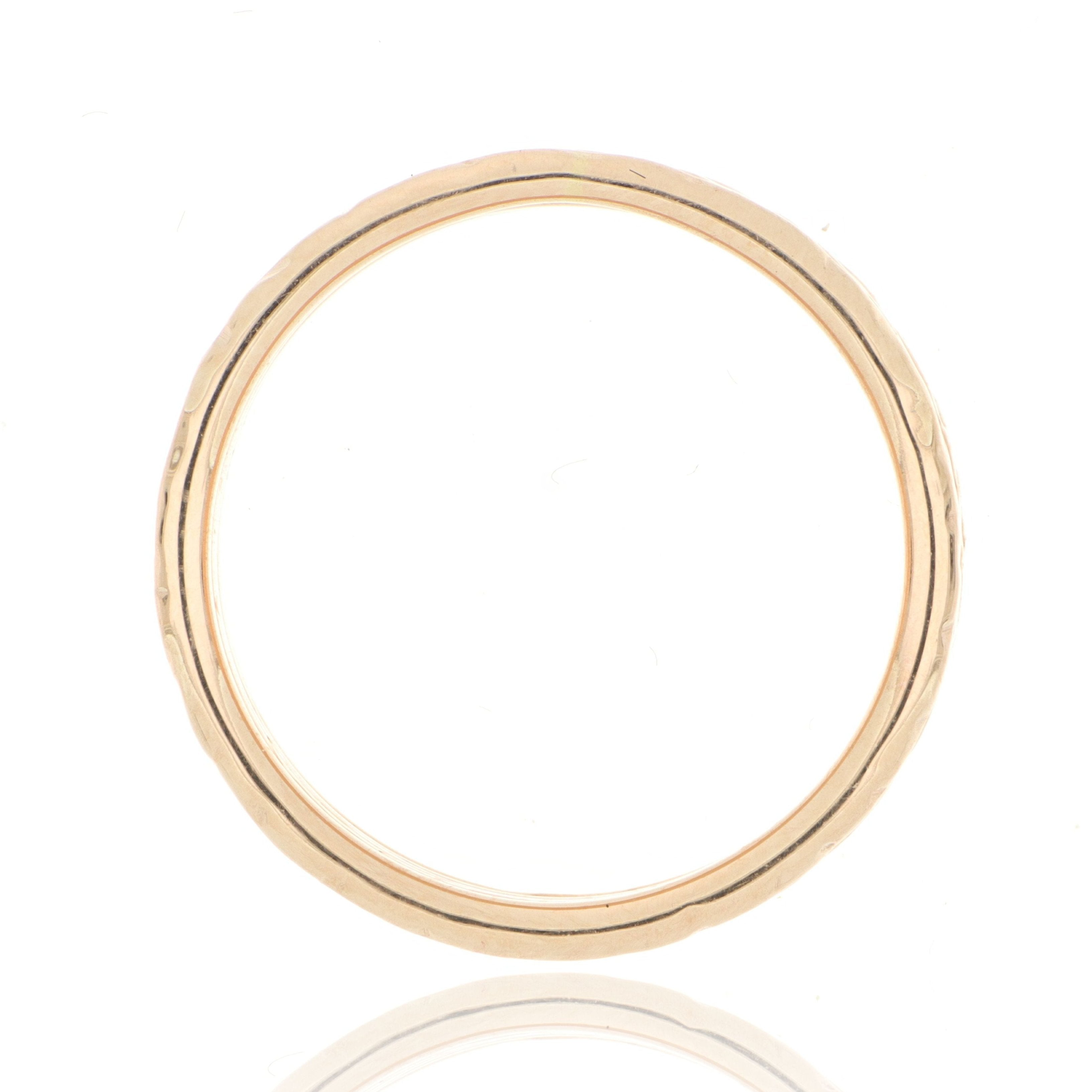 18k Rose Gold Forge Women's Fashion Ring