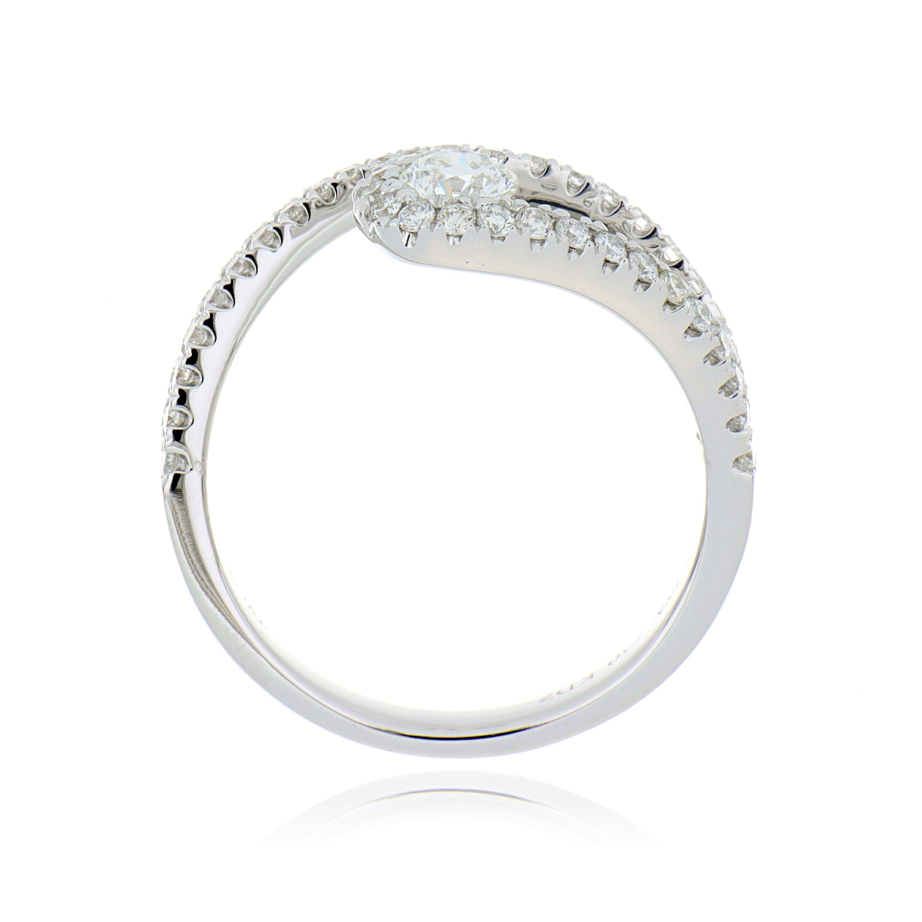 18k White Gold Diamond Ring - Charles Koll Jewelers