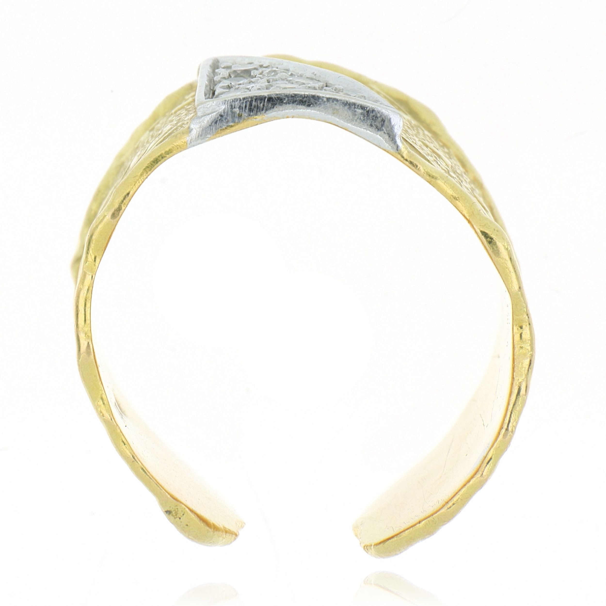 18k Yellow and White Gold Diamond Ring - Charles Koll Jewelers
