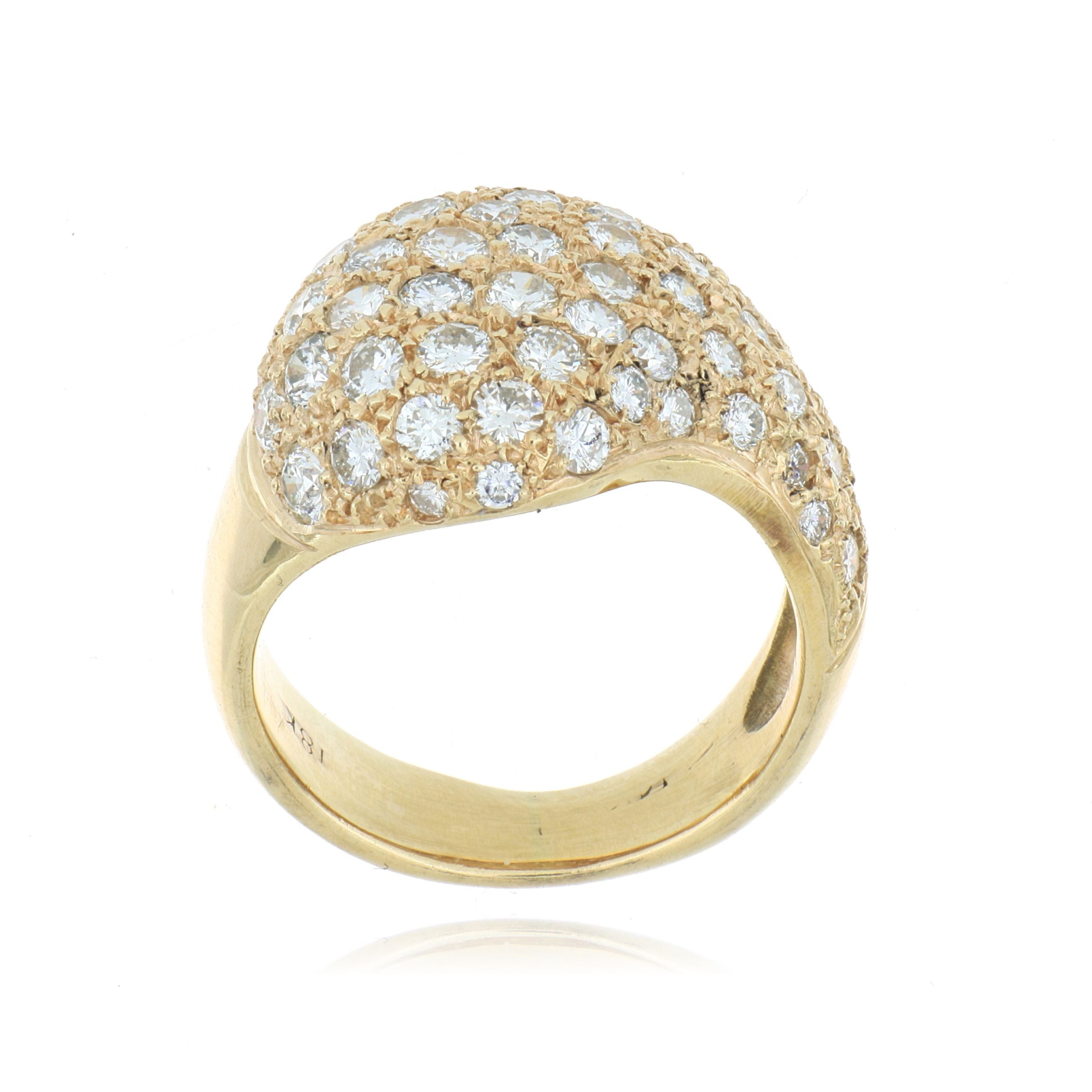 18k Yellow Gold Diamond Ring