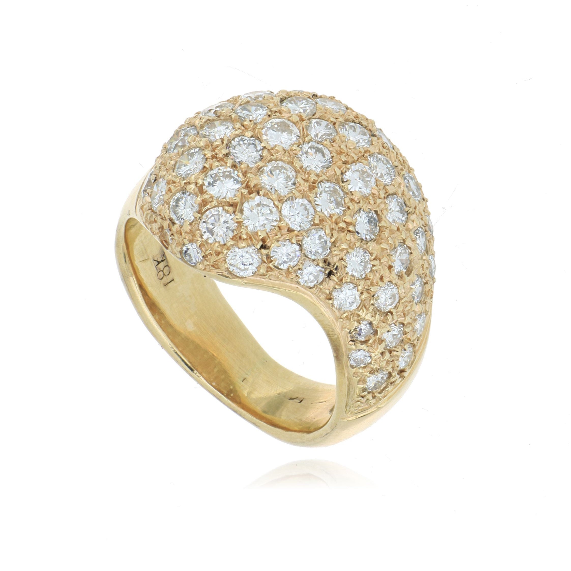 18k Yellow Gold Diamond Ring
