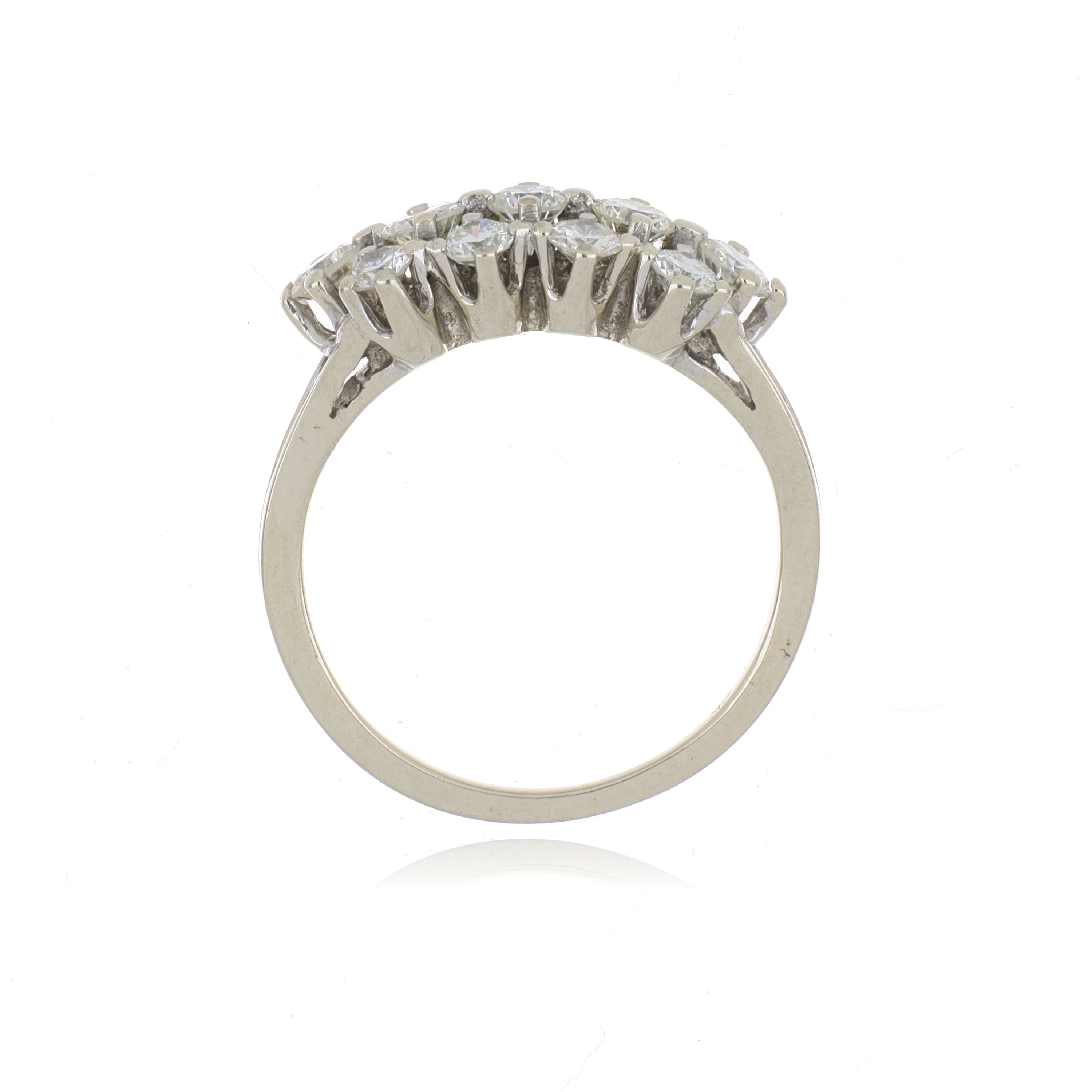 14k White Gold Diamond Ring