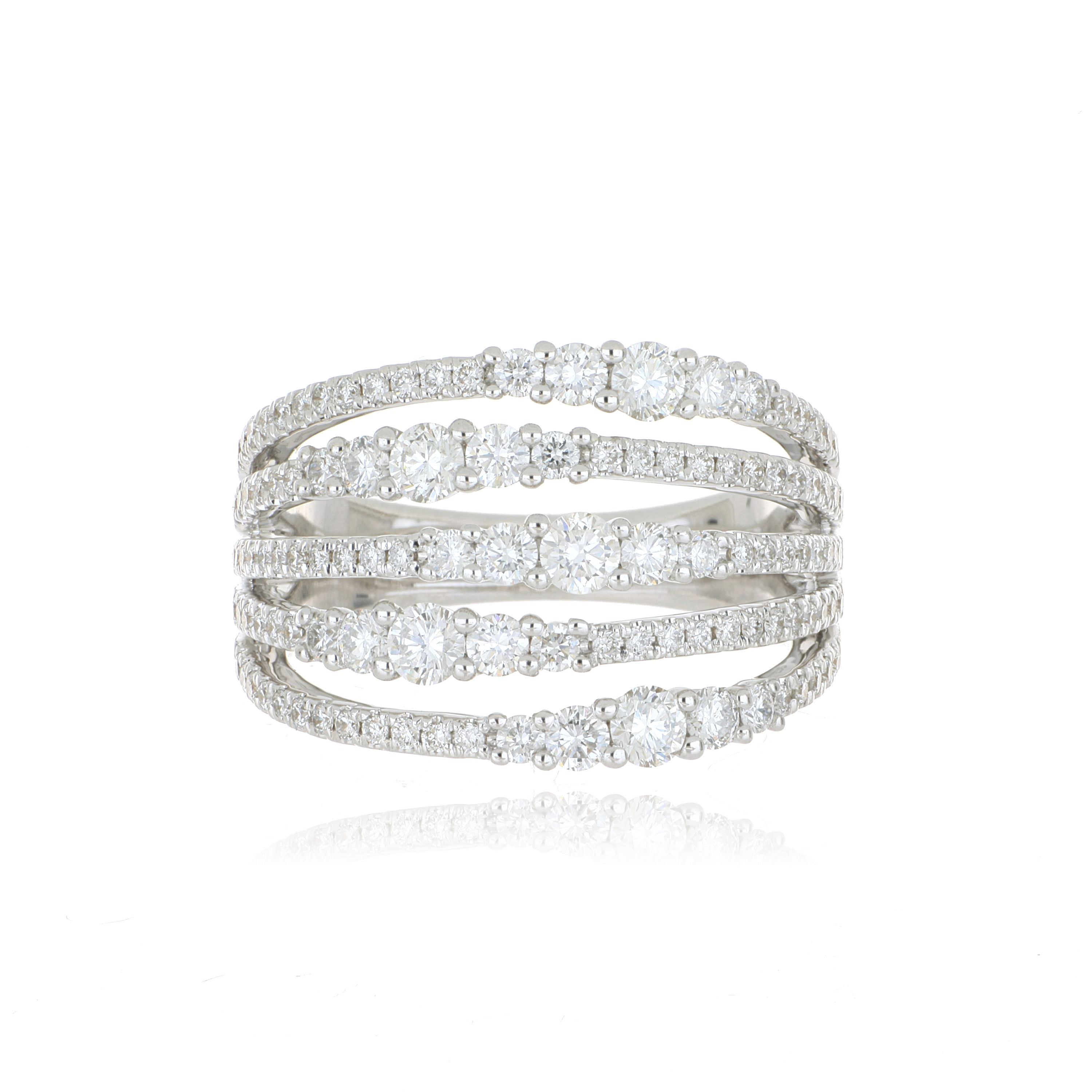 18k White Gold Diamond Ring