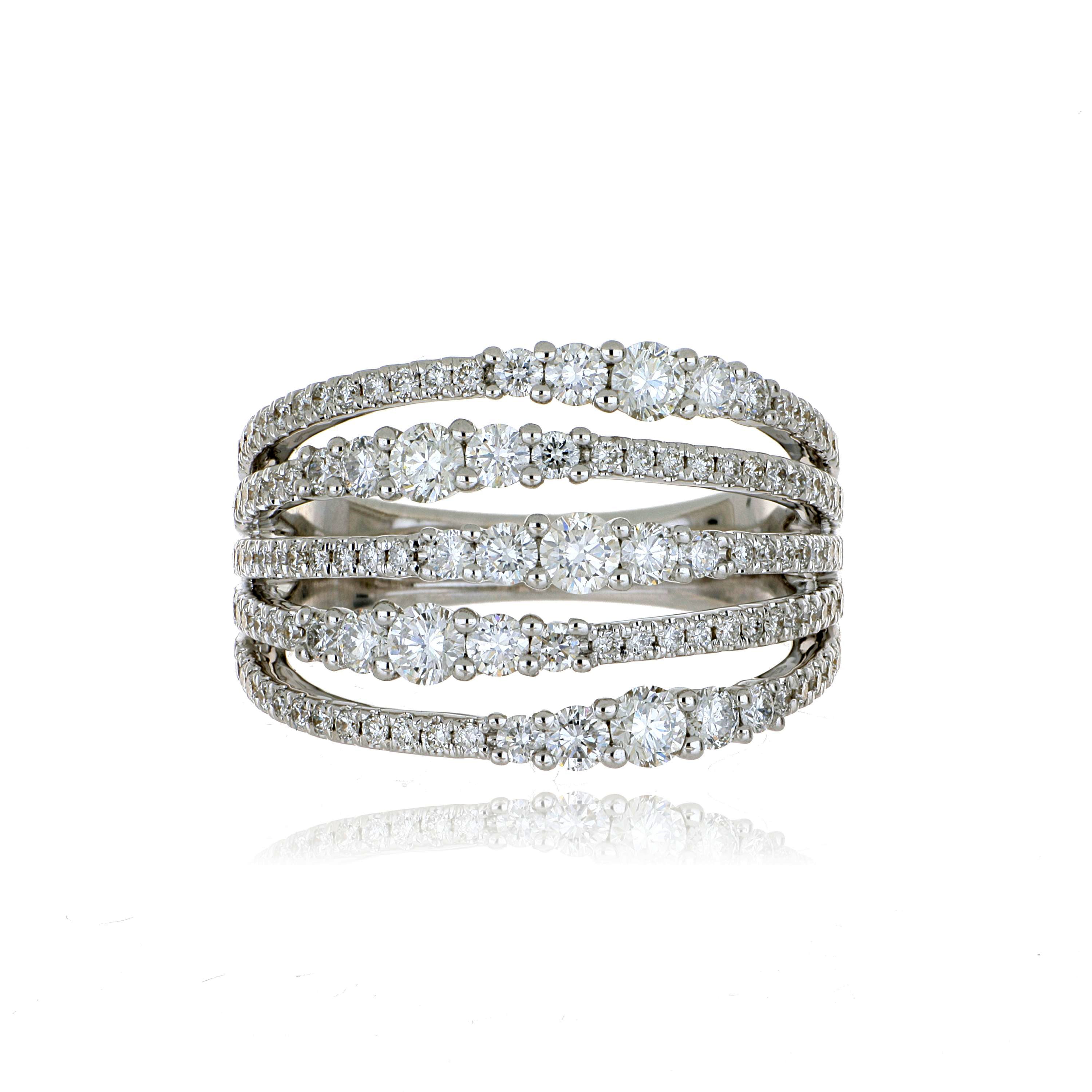 18k White Gold Diamond Ring