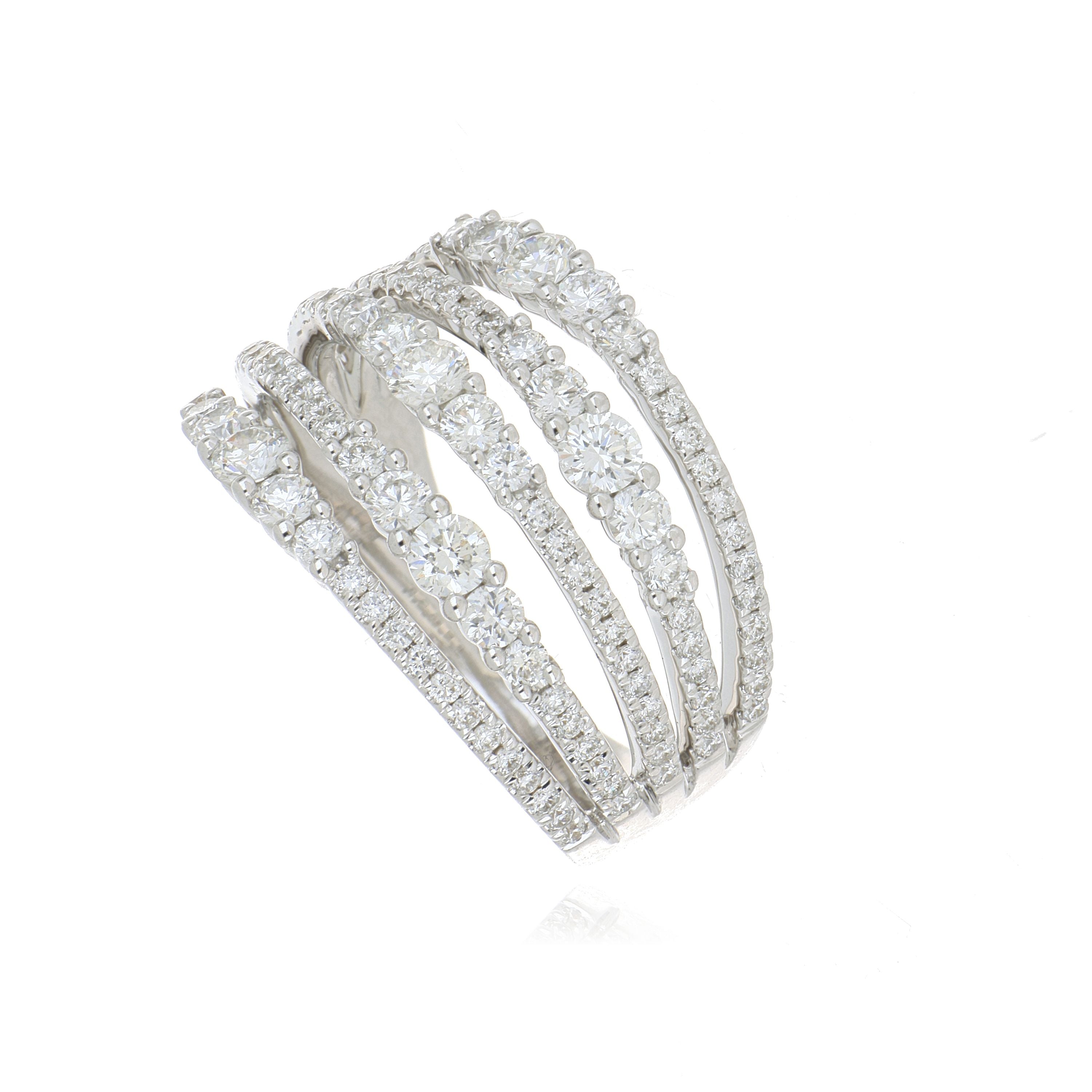 18k White Gold Diamond Ring