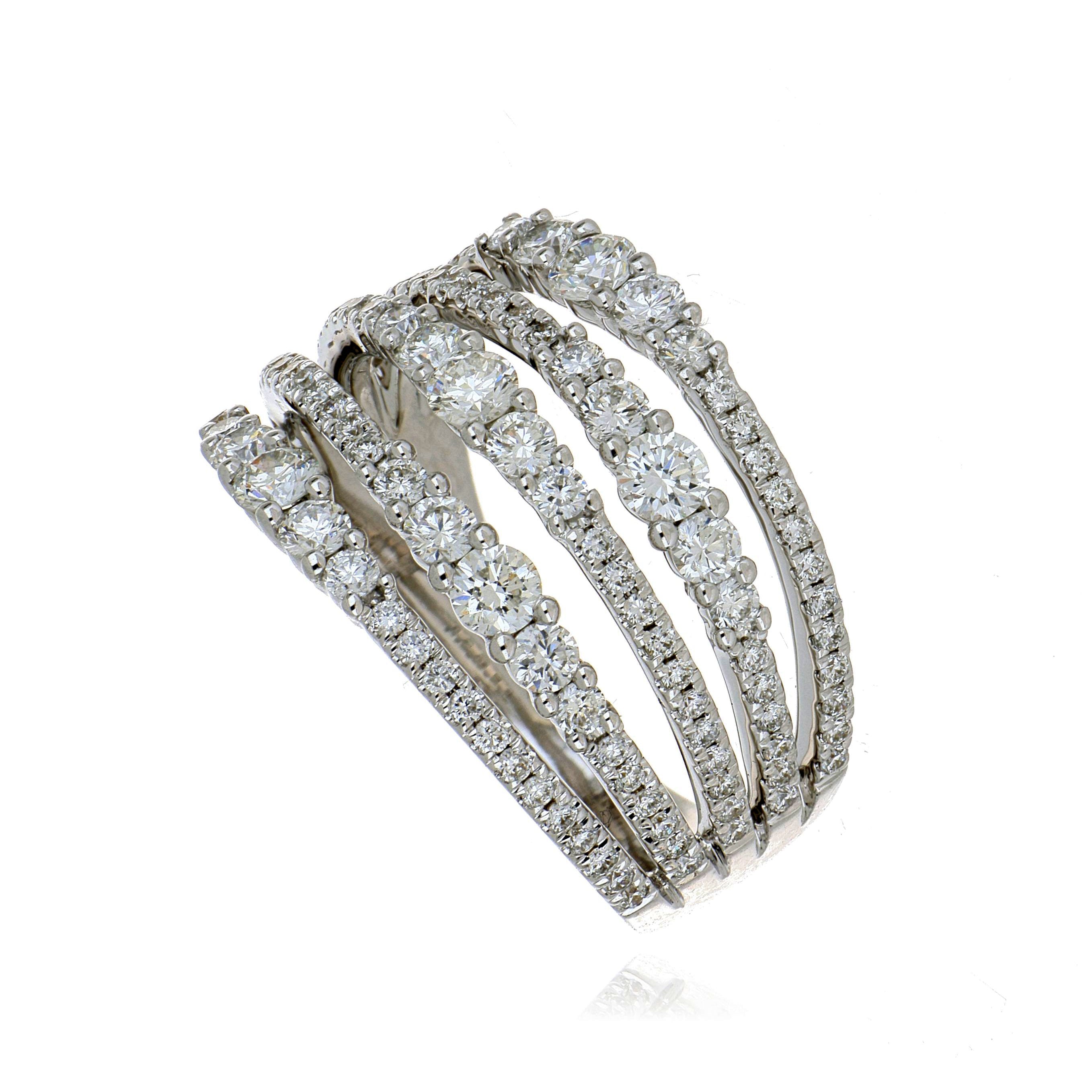 18k White Gold Diamond Ring