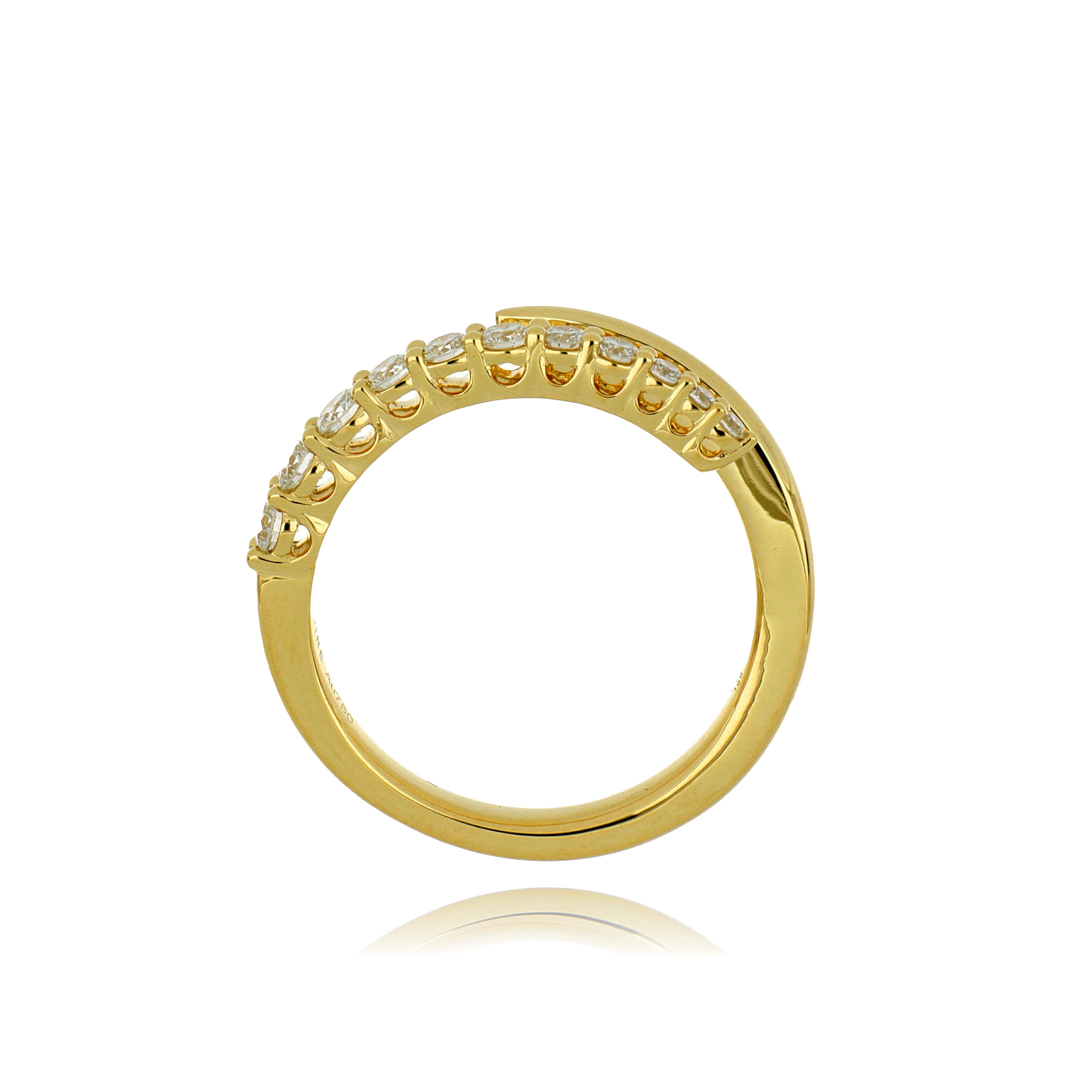 18k Yellow or White Gold Diamond Ring - Charles Koll Jewelers